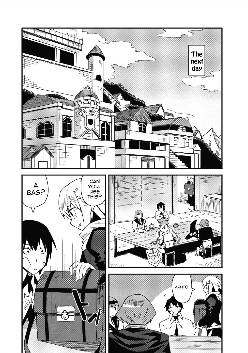 Class-goto Shuudan Teni Shimashita ga, ichiban Tsuyoi Ore wa Saijaku no Shounin ni Gisouchuu Chapter 8 page 18 - Chapter 8