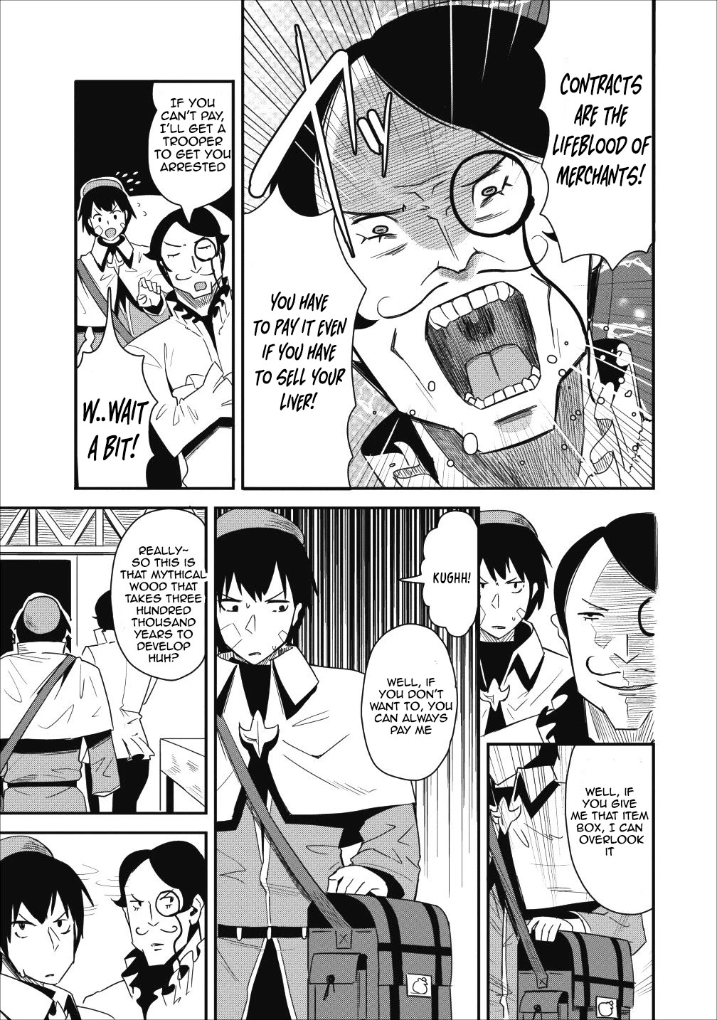 Class-goto Shuudan Teni Shimashita ga, ichiban Tsuyoi Ore wa Saijaku no Shounin ni Gisouchuu Chapter 8 page 27 - Chapter 8