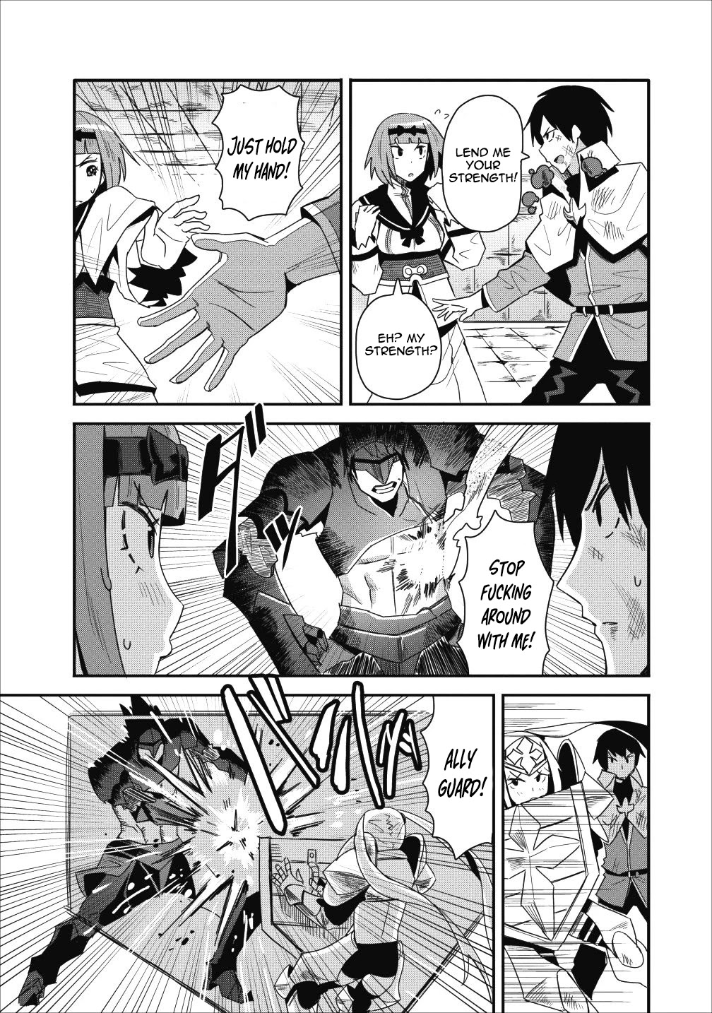 Class-goto Shuudan Teni Shimashita ga, ichiban Tsuyoi Ore wa Saijaku no Shounin ni Gisouchuu Chapter 8 page 9 - Chapter 8