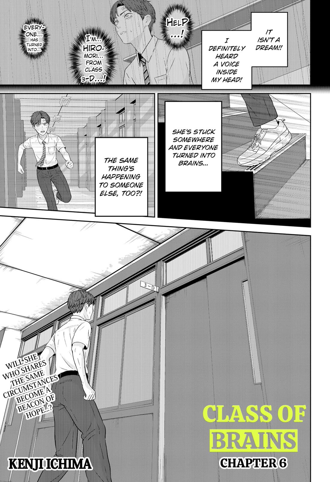 Class of Brains Chapter 6 page 1 - Chapter 6