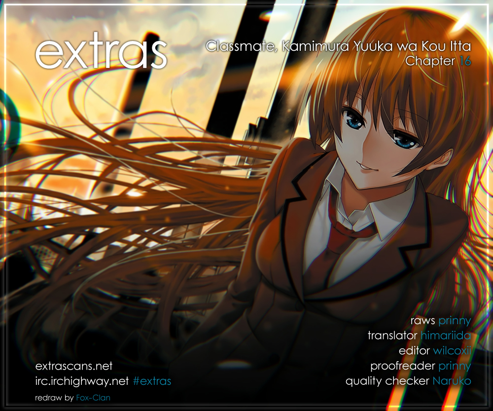 Classmate, Kamimura Yuuka wa Kou Itta. Chapter 16 page 1 - Chapter 16: Heidimarie Heidegger