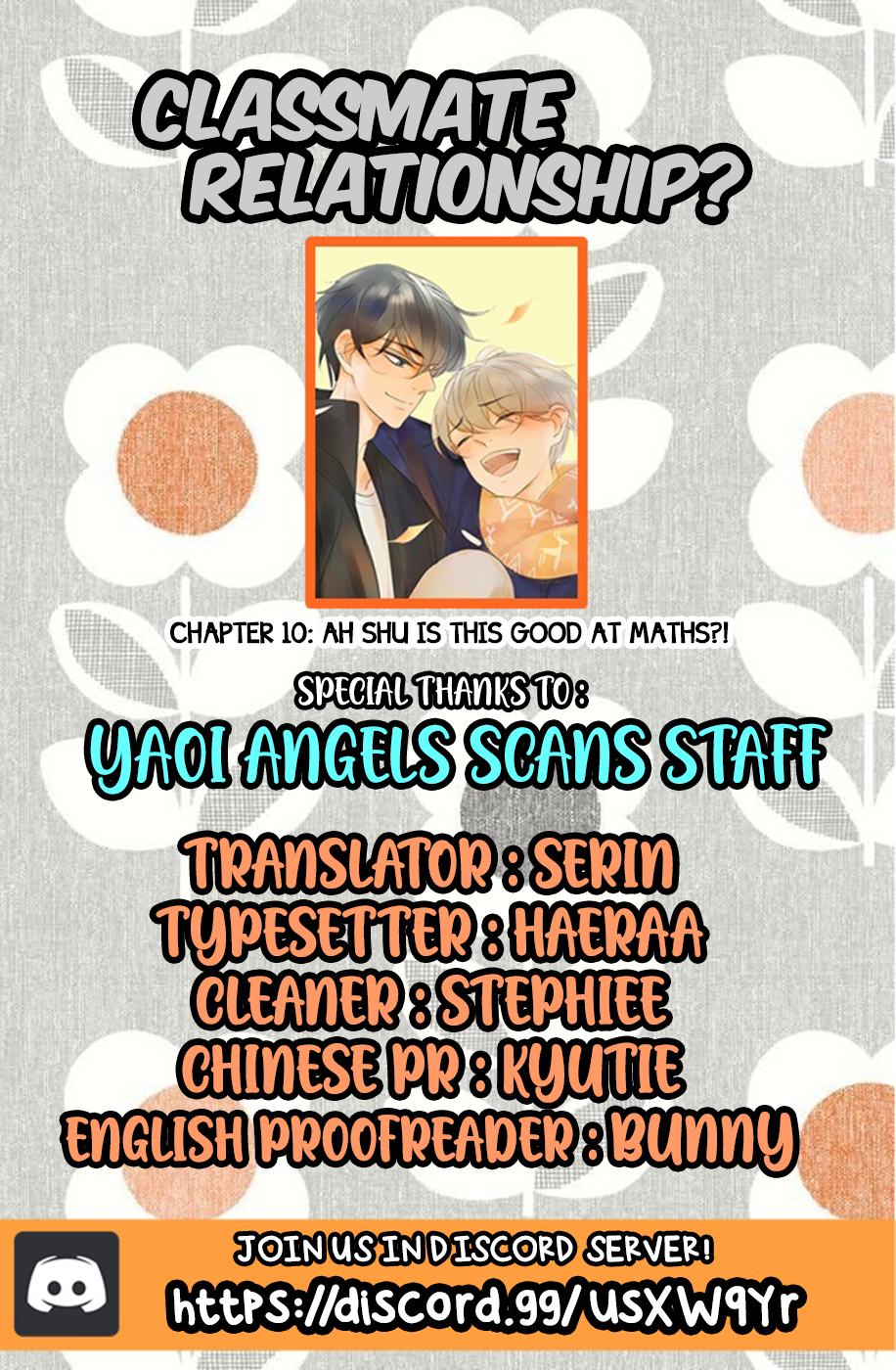 Classmate Relationship? Chapter 10 page 1 - Chapter 10: Ah Shu is this good at maths?!