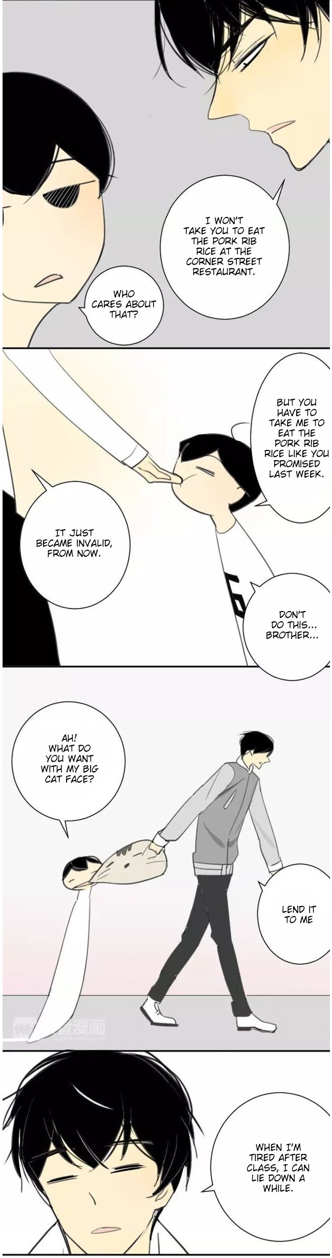 Classmate Relationship? Chapter 12 page 11 - Chapter 12: Took away my little brother's Fat Cat Face