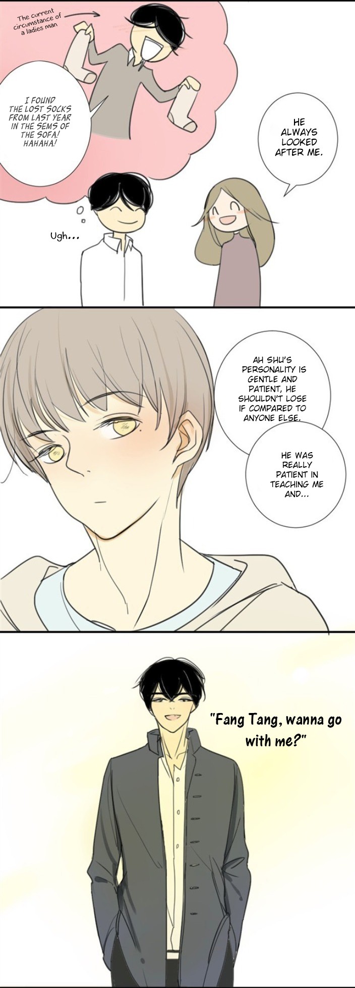 Classmate Relationship? Chapter 18 page 7 - Chapter 18: Ah Shu's also staying at Senior's house?