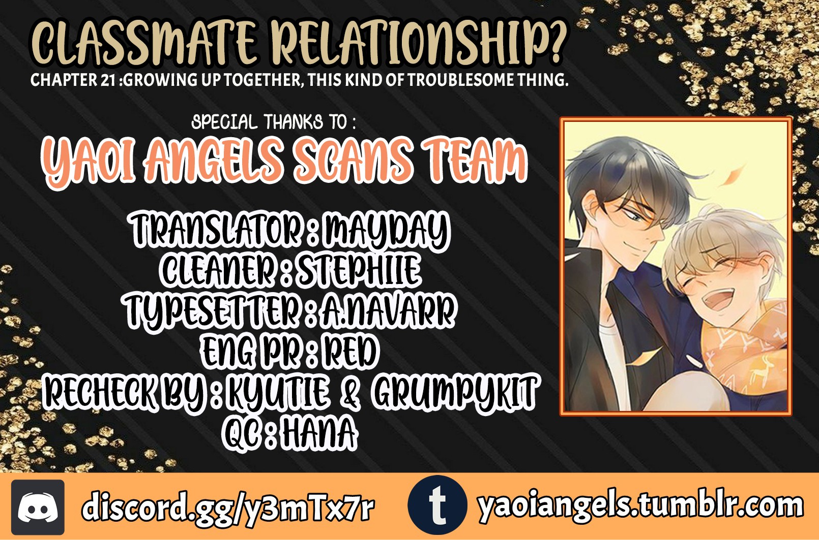 Classmate Relationship? Chapter 21 page 1 - Chapter 21: Growing up together, this kind of troublesome thing.