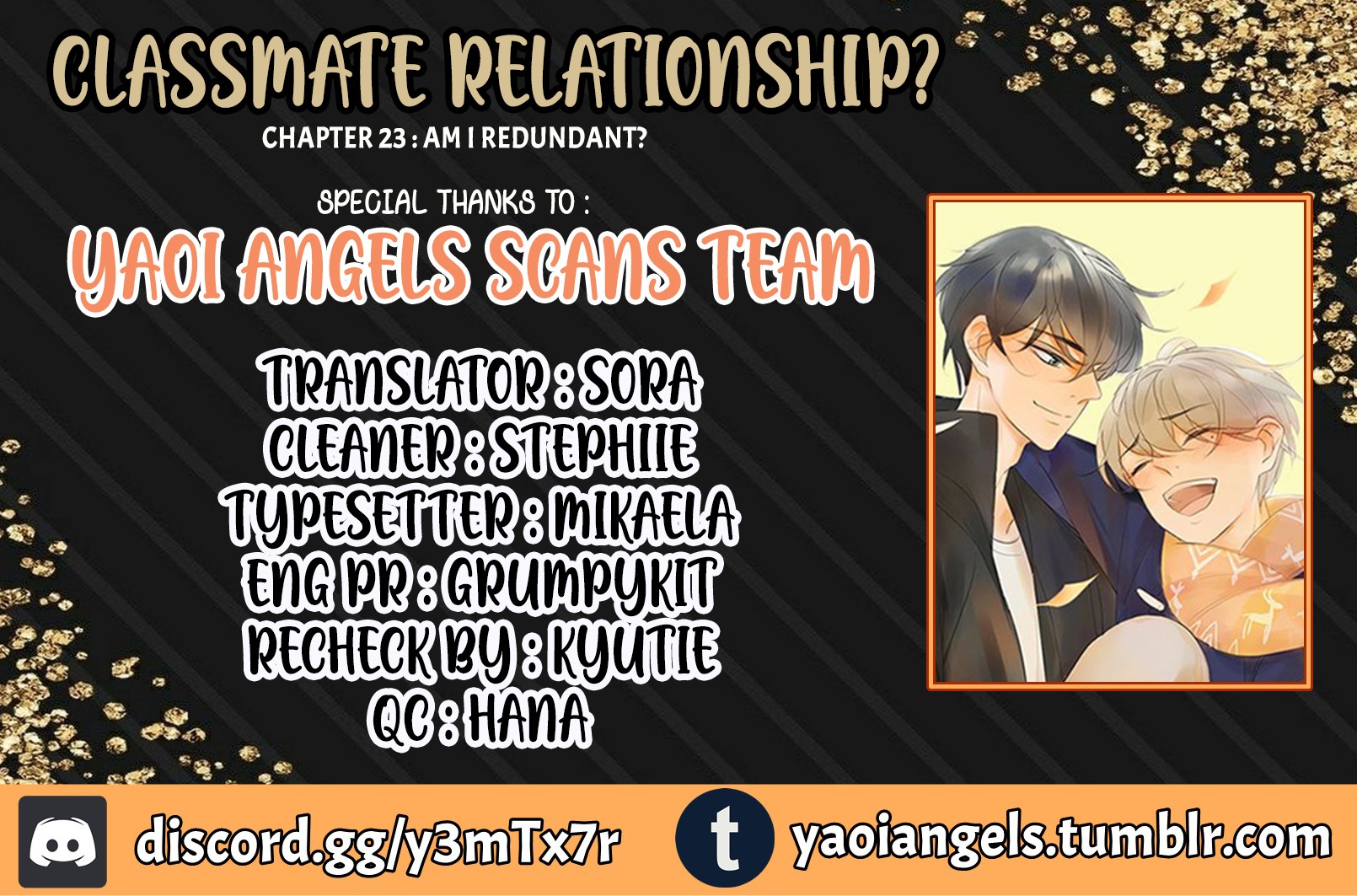 Classmate Relationship? Chapter 23 page 1 - Chapter 23: Am I redundant?