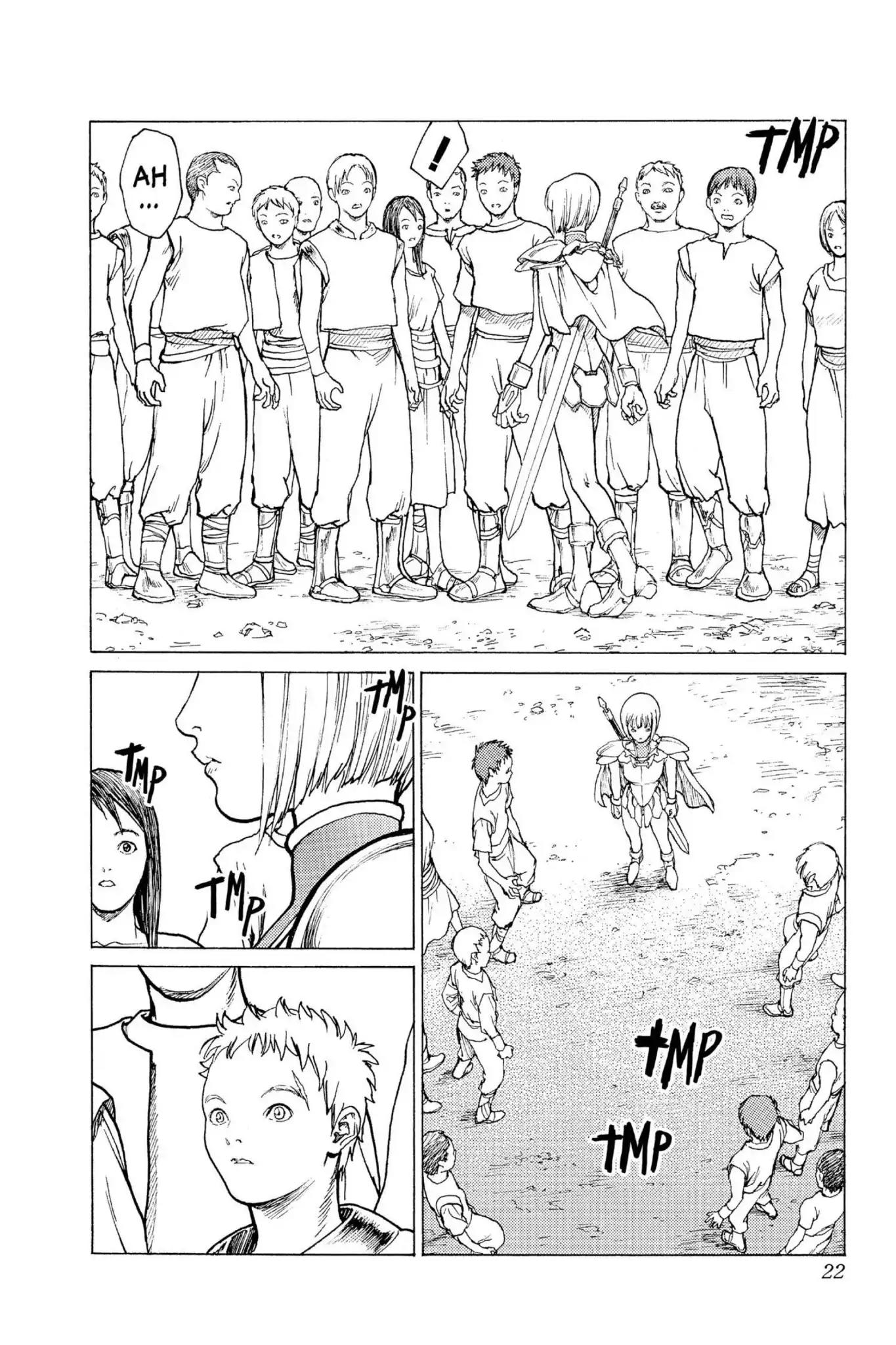 Claymore Chapter 1 page 22 - Chapter 1: Vol.1 Scene 1: Silver-eyed Slayer