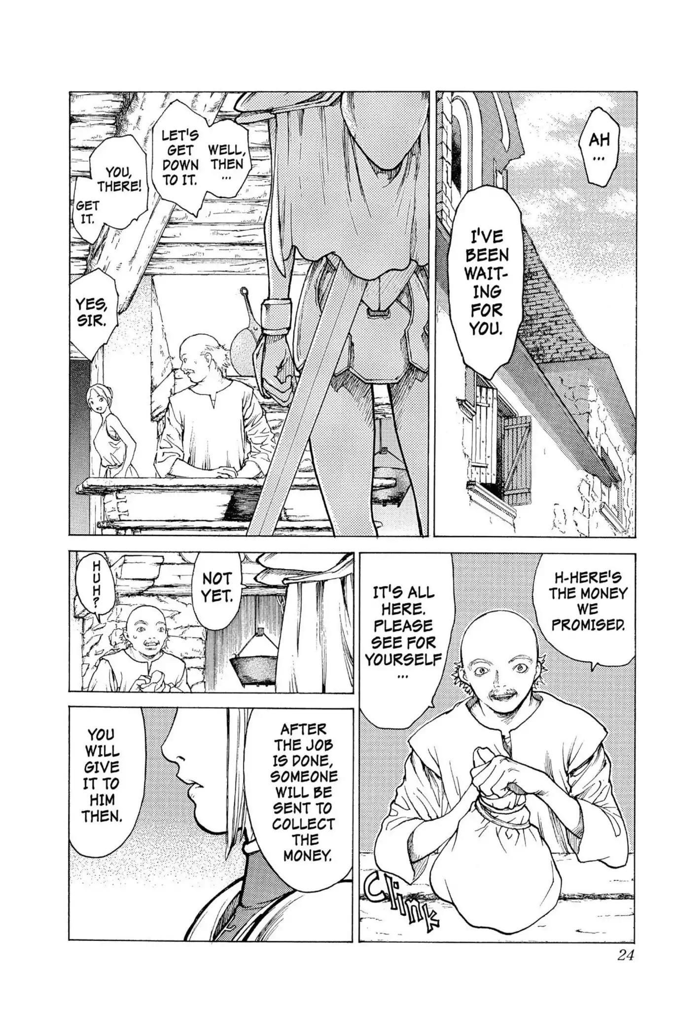 Claymore Chapter 1 page 24 - Chapter 1: Vol.1 Scene 1: Silver-eyed Slayer