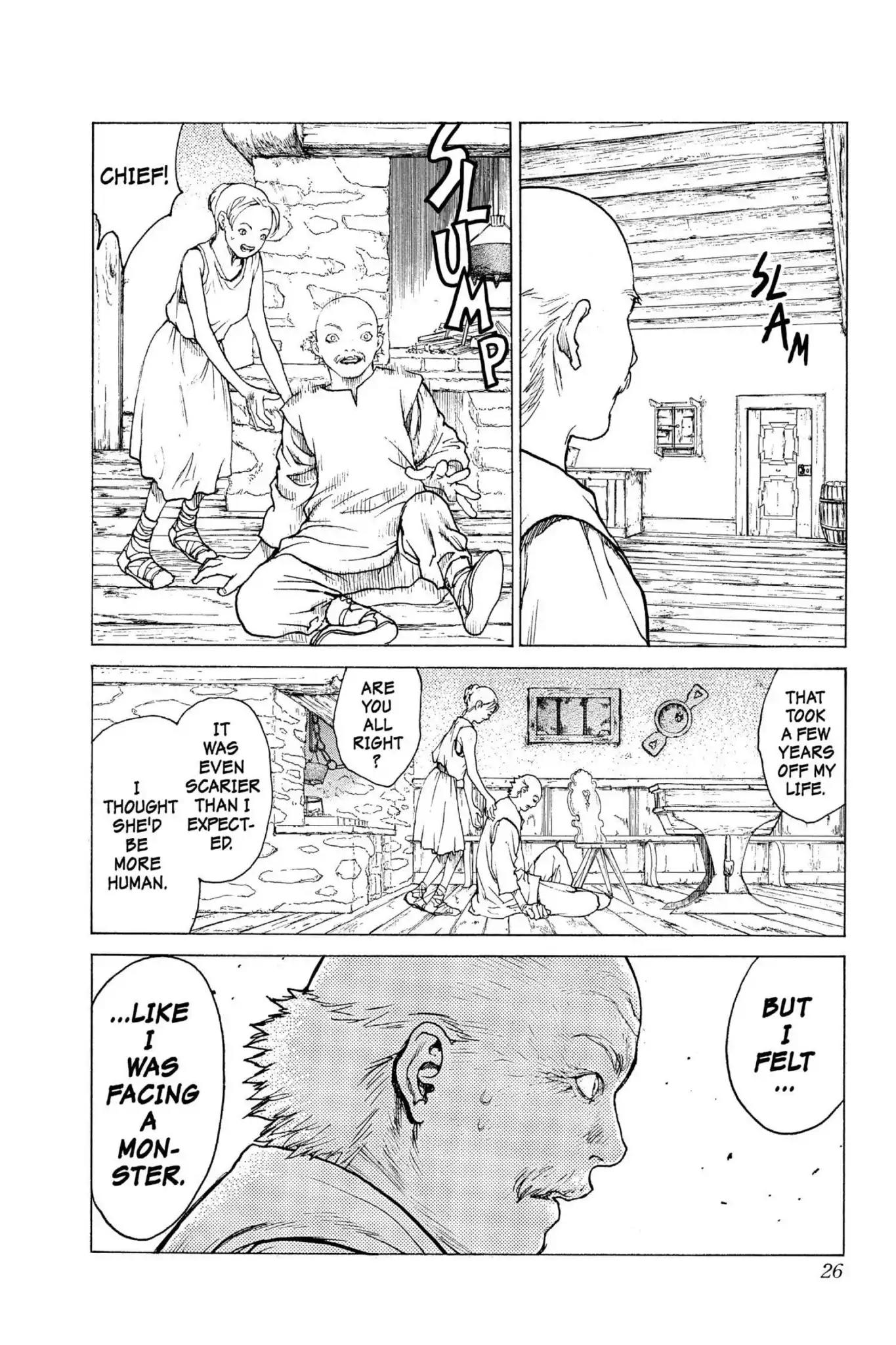 Claymore Chapter 1 page 26 - Chapter 1: Vol.1 Scene 1: Silver-eyed Slayer
