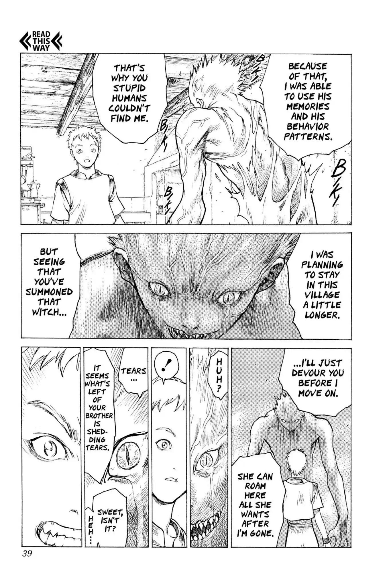 Claymore Chapter 1 page 39 - Chapter 1: Vol.1 Scene 1: Silver-eyed Slayer