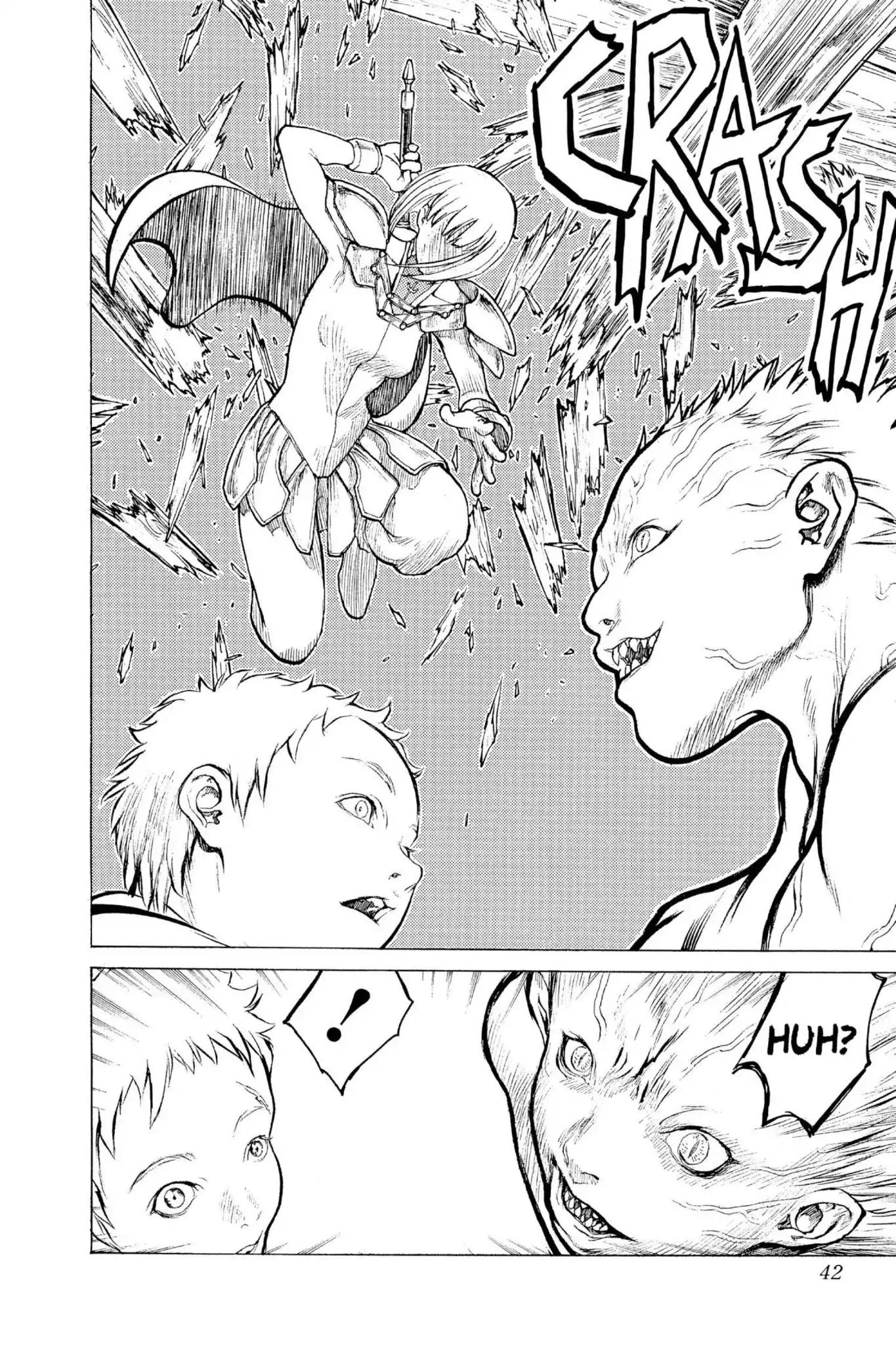 Claymore Chapter 1 page 42 - Chapter 1: Vol.1 Scene 1: Silver-eyed Slayer