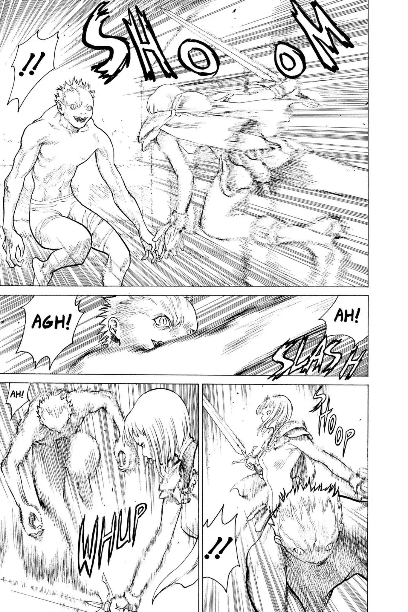 Claymore Chapter 1 page 47 - Chapter 1: Vol.1 Scene 1: Silver-eyed Slayer