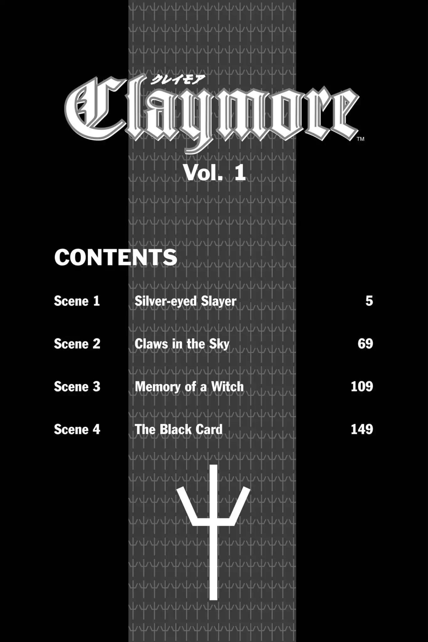 Claymore Chapter 1 page 5 - Chapter 1: Vol.1 Scene 1: Silver-eyed Slayer