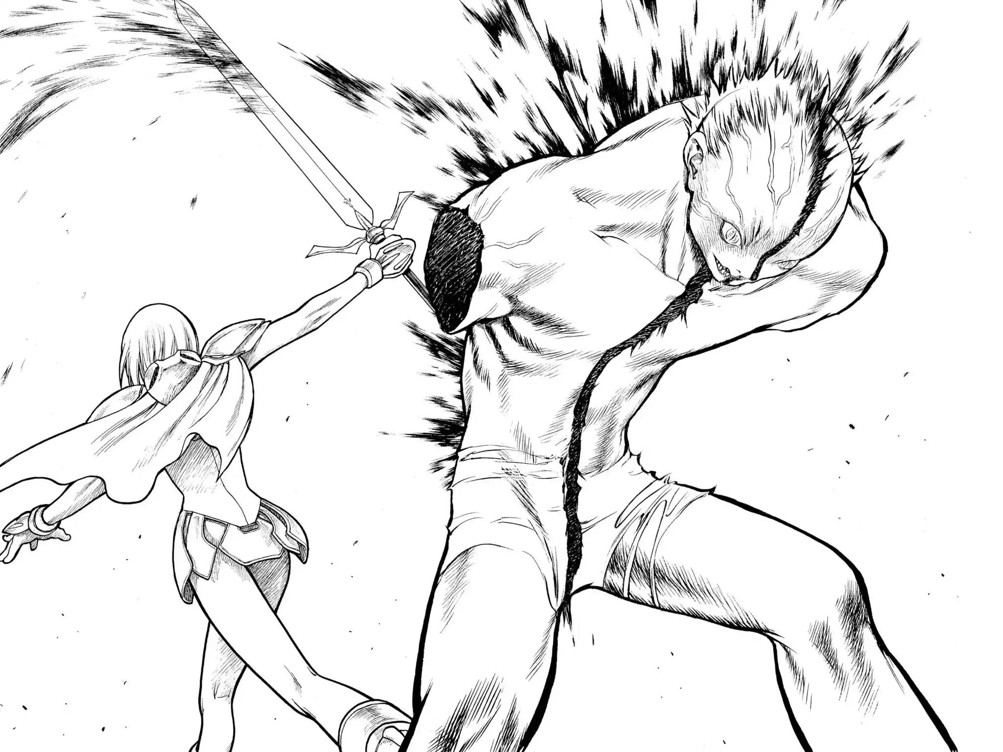 Claymore Chapter 1 page 54 - Chapter 1: Vol.1 Scene 1: Silver-eyed Slayer