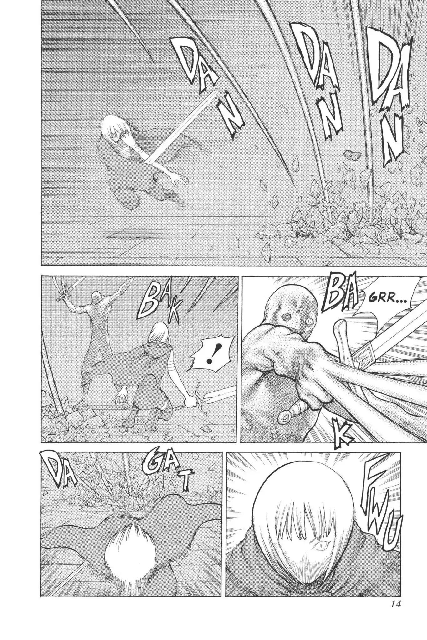 Claymore Chapter 10 page 13 - Chapter 10: Vol.3 Scene 10: Darkness in Paradise, Part 6