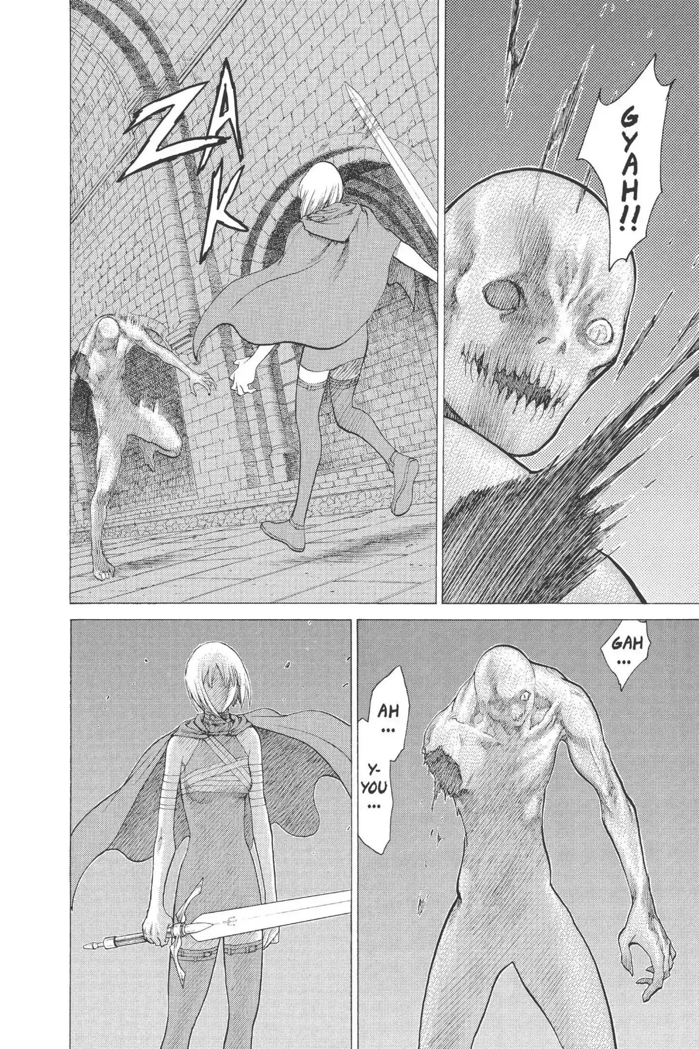 Claymore Chapter 10 page 15 - Chapter 10: Vol.3 Scene 10: Darkness in Paradise, Part 6