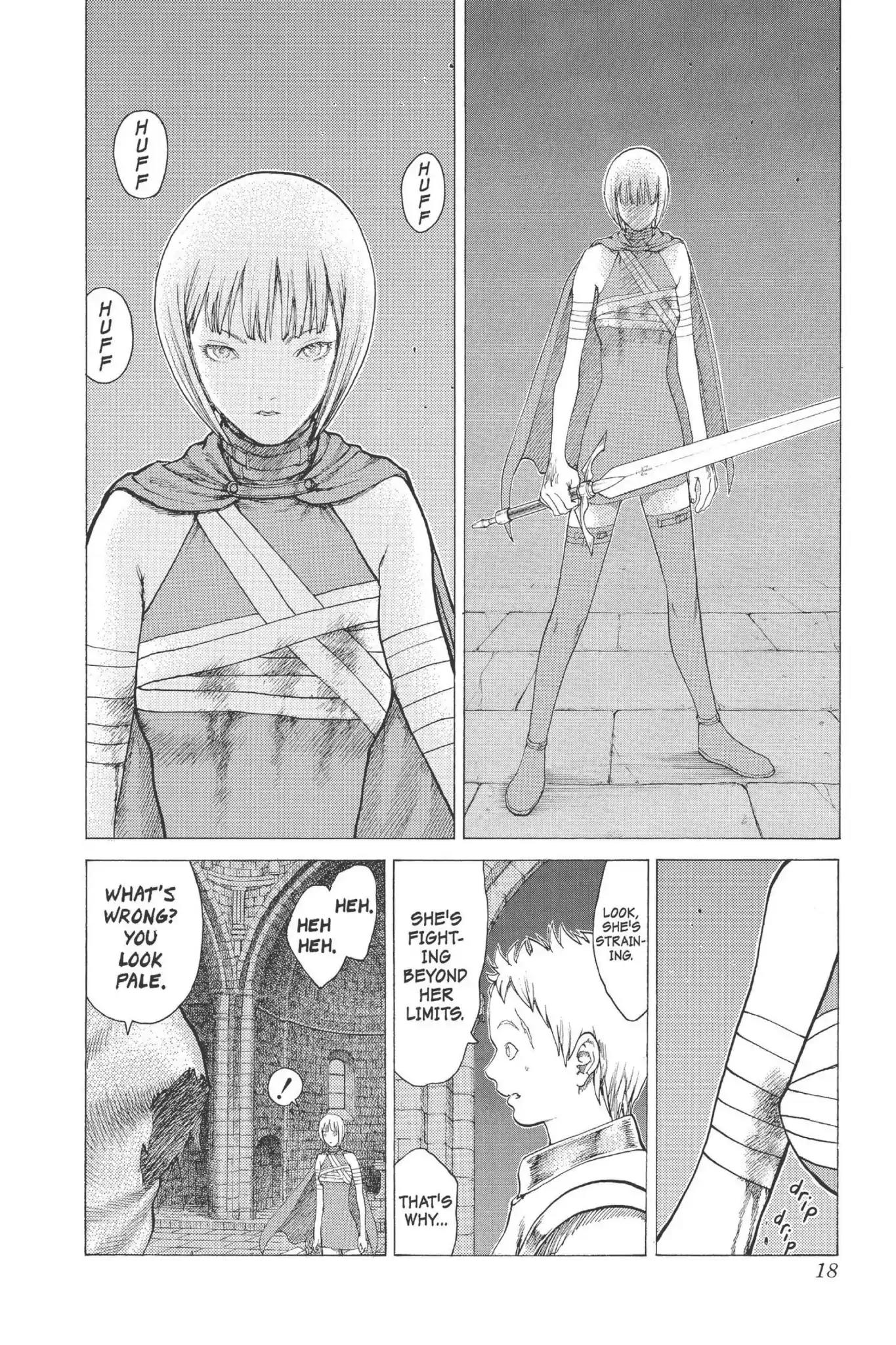 Claymore Chapter 10 page 17 - Chapter 10: Vol.3 Scene 10: Darkness in Paradise, Part 6