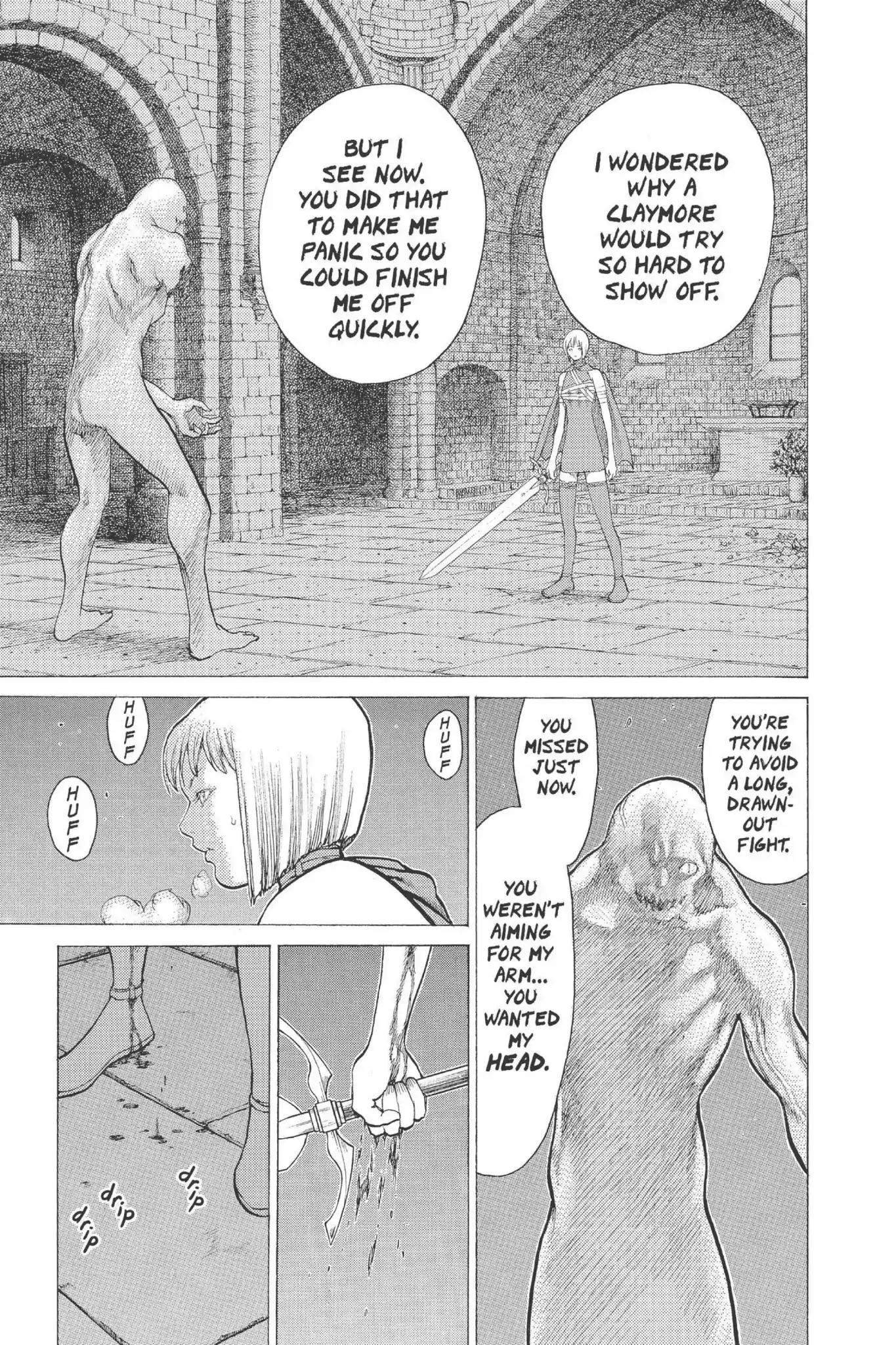 Claymore Chapter 10 page 18 - Chapter 10: Vol.3 Scene 10: Darkness in Paradise, Part 6