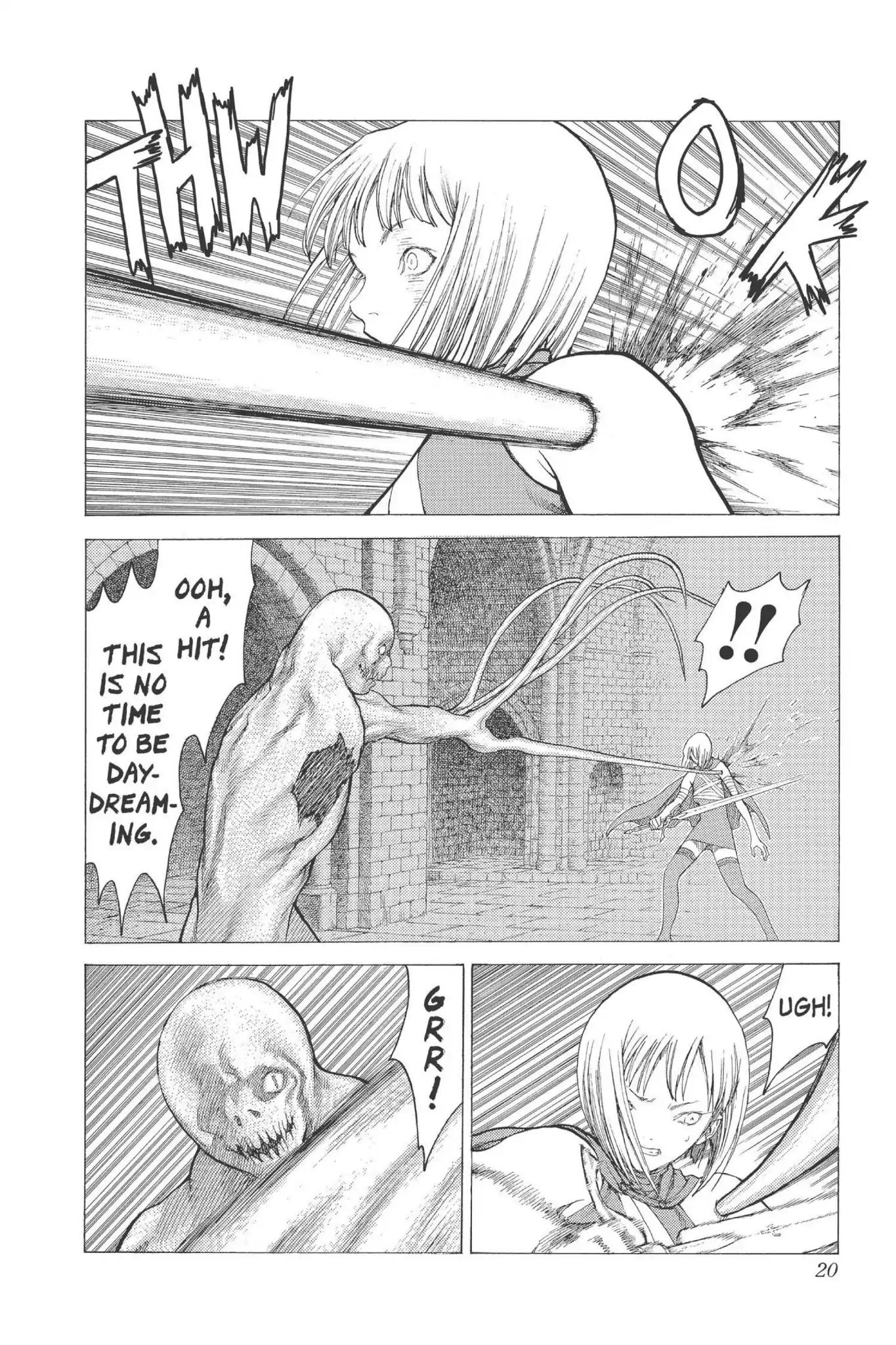 Claymore Chapter 10 page 19 - Chapter 10: Vol.3 Scene 10: Darkness in Paradise, Part 6