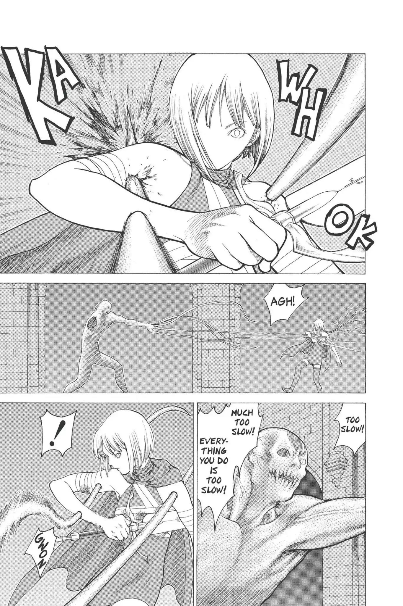 Claymore Chapter 10 page 20 - Chapter 10: Vol.3 Scene 10: Darkness in Paradise, Part 6