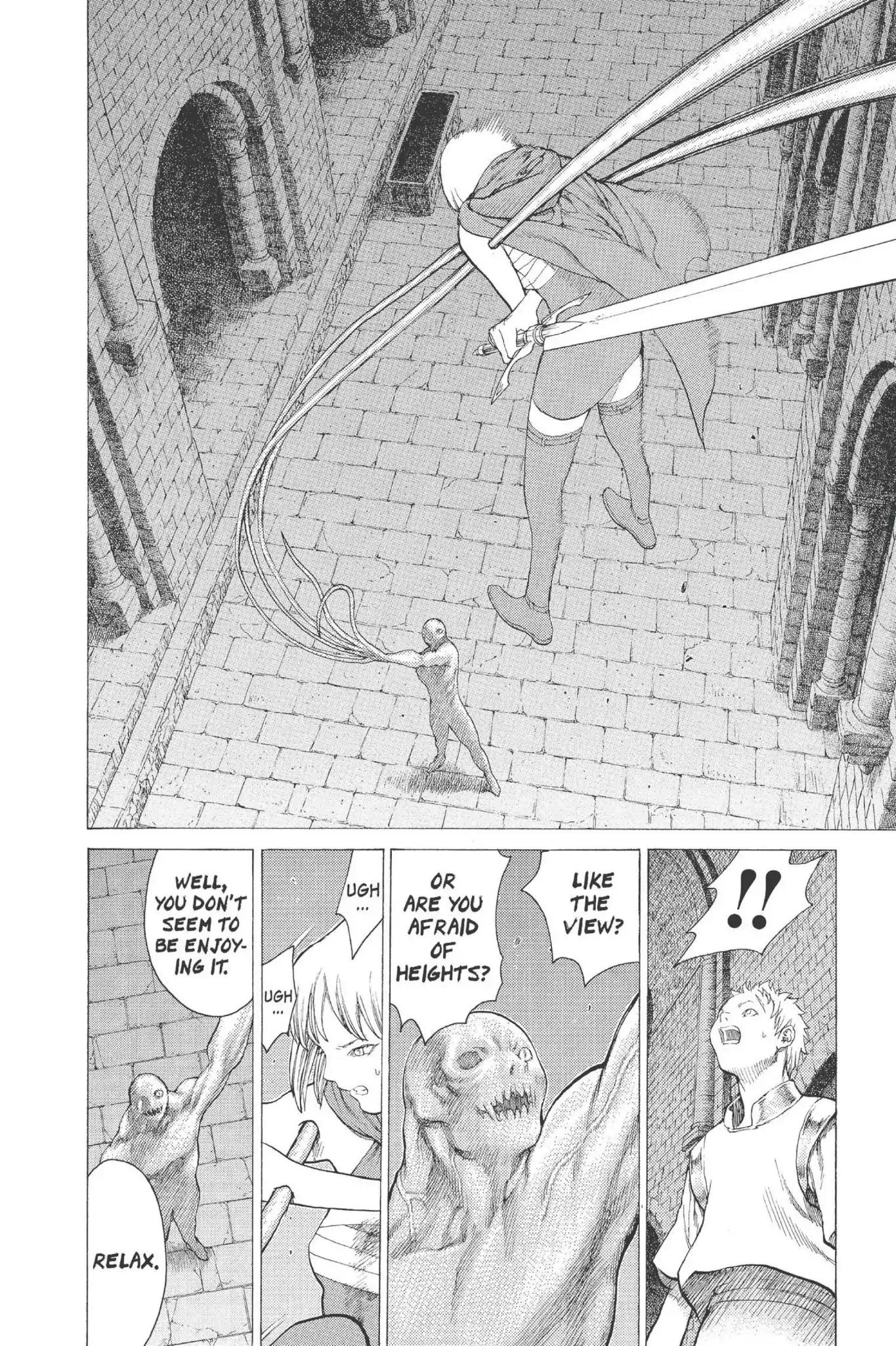 Claymore Chapter 10 page 21 - Chapter 10: Vol.3 Scene 10: Darkness in Paradise, Part 6