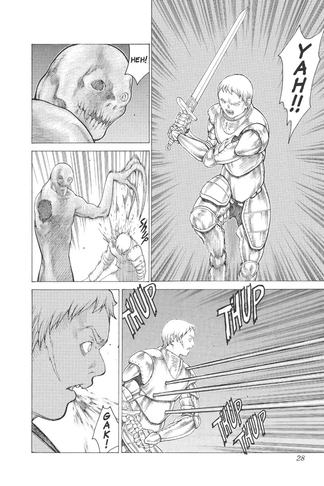 Claymore Chapter 10 page 27 - Chapter 10: Vol.3 Scene 10: Darkness in Paradise, Part 6