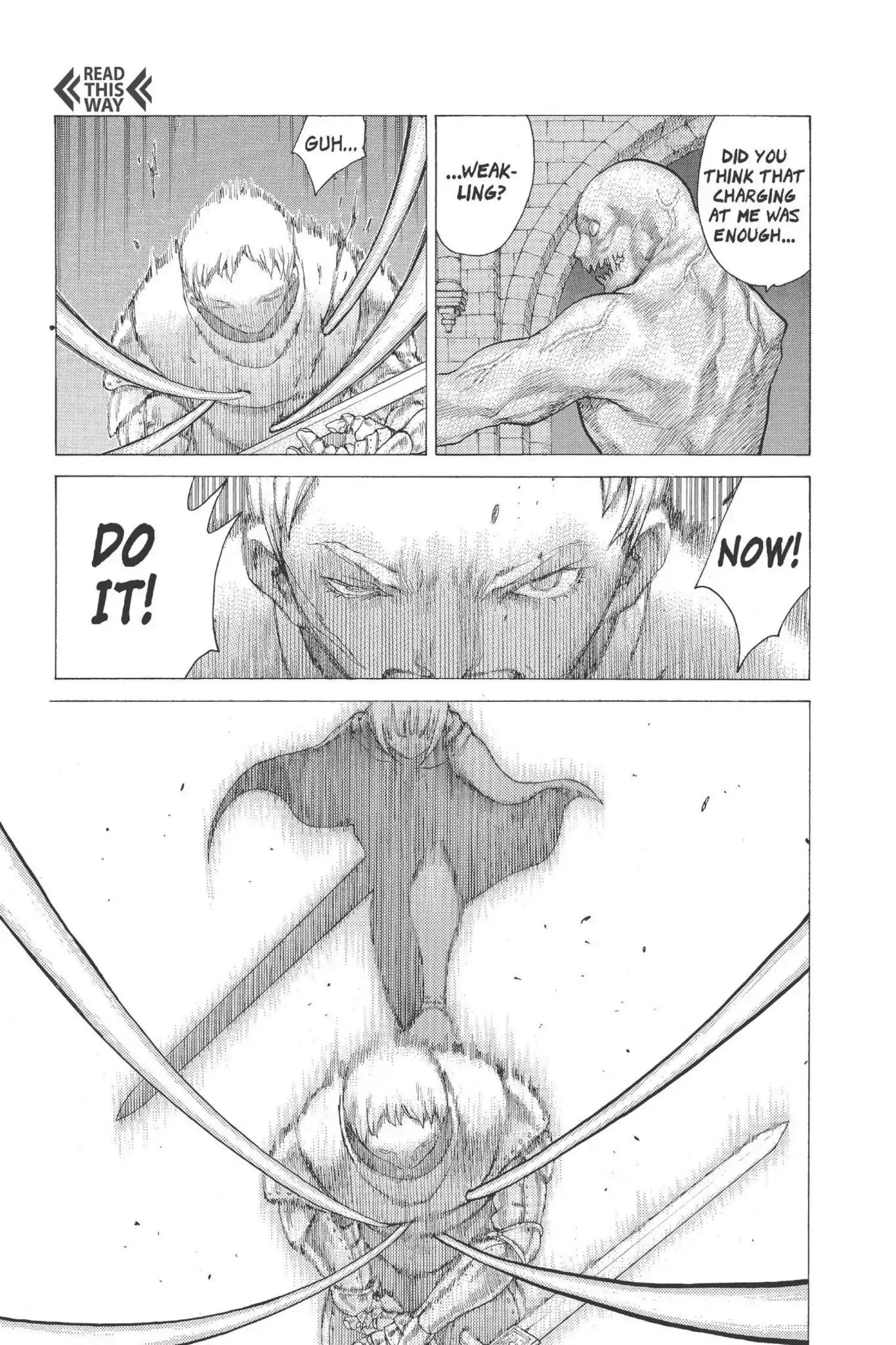 Claymore Chapter 10 page 28 - Chapter 10: Vol.3 Scene 10: Darkness in Paradise, Part 6