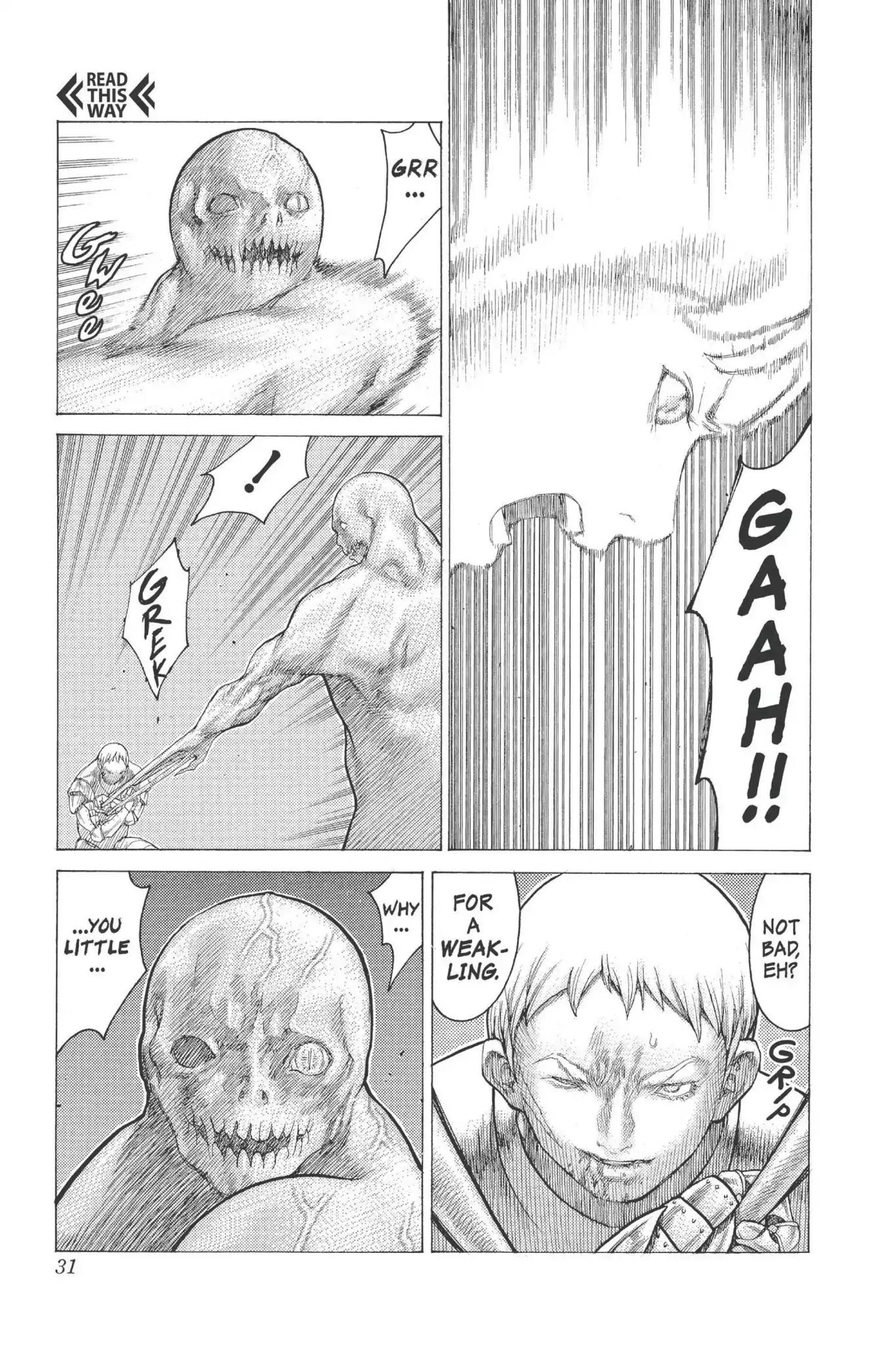 Claymore Chapter 10 page 30 - Chapter 10: Vol.3 Scene 10: Darkness in Paradise, Part 6