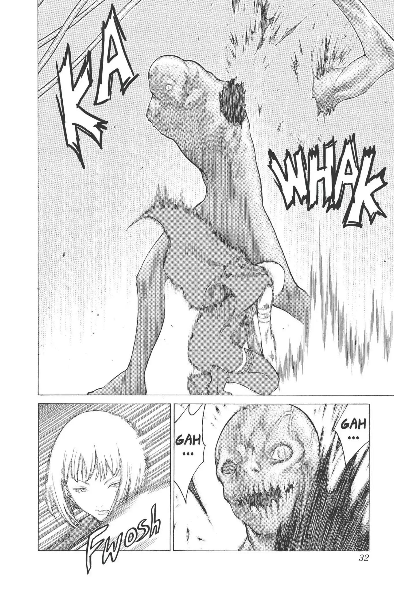 Claymore Chapter 10 page 31 - Chapter 10: Vol.3 Scene 10: Darkness in Paradise, Part 6