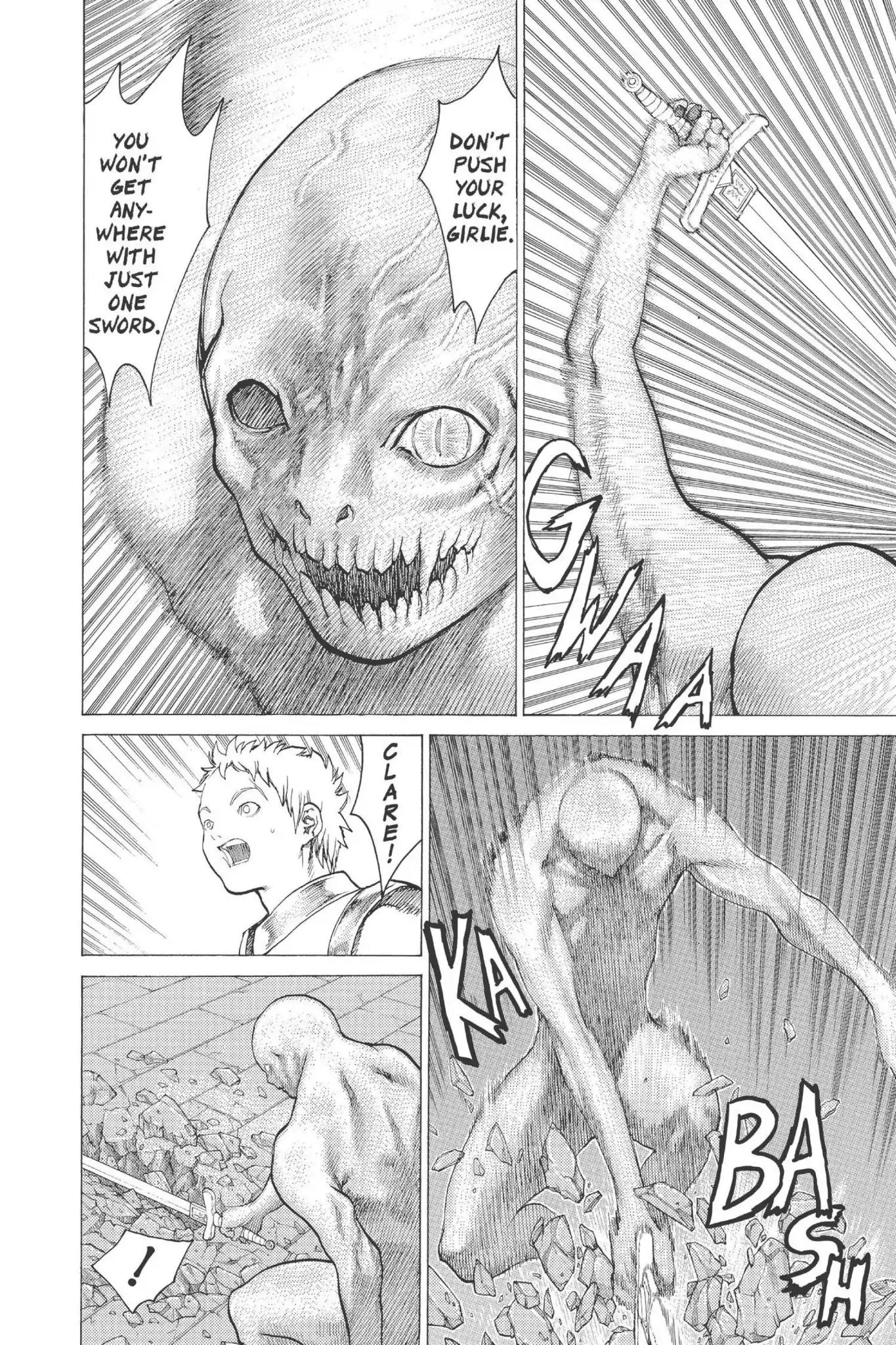 Claymore Chapter 10 page 9 - Chapter 10: Vol.3 Scene 10: Darkness in Paradise, Part 6