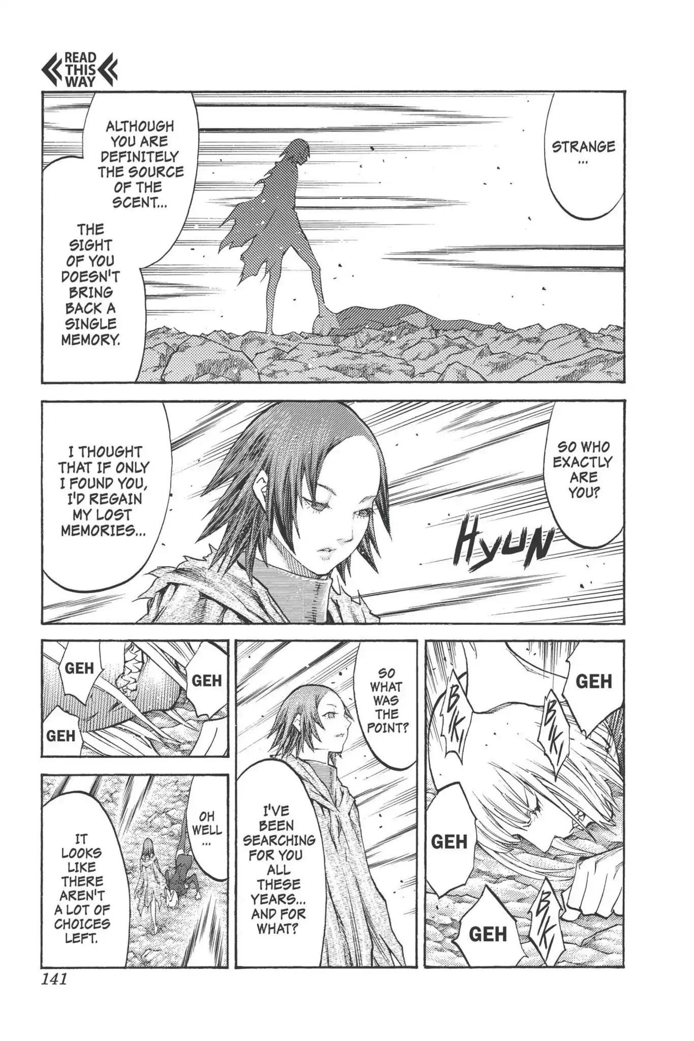 Claymore Chapter 100 page 13 - Chapter 100: Vol.18 Scene 100: The Ashes of Lautrec, Part 5