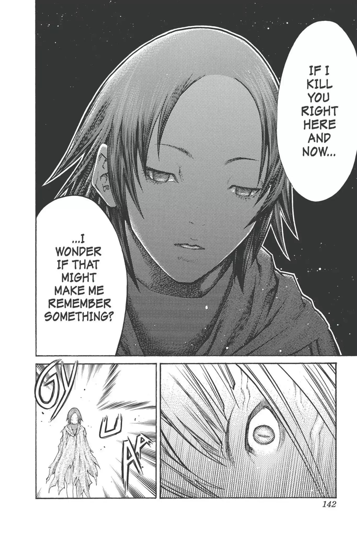Claymore Chapter 100 page 14 - Chapter 100: Vol.18 Scene 100: The Ashes of Lautrec, Part 5