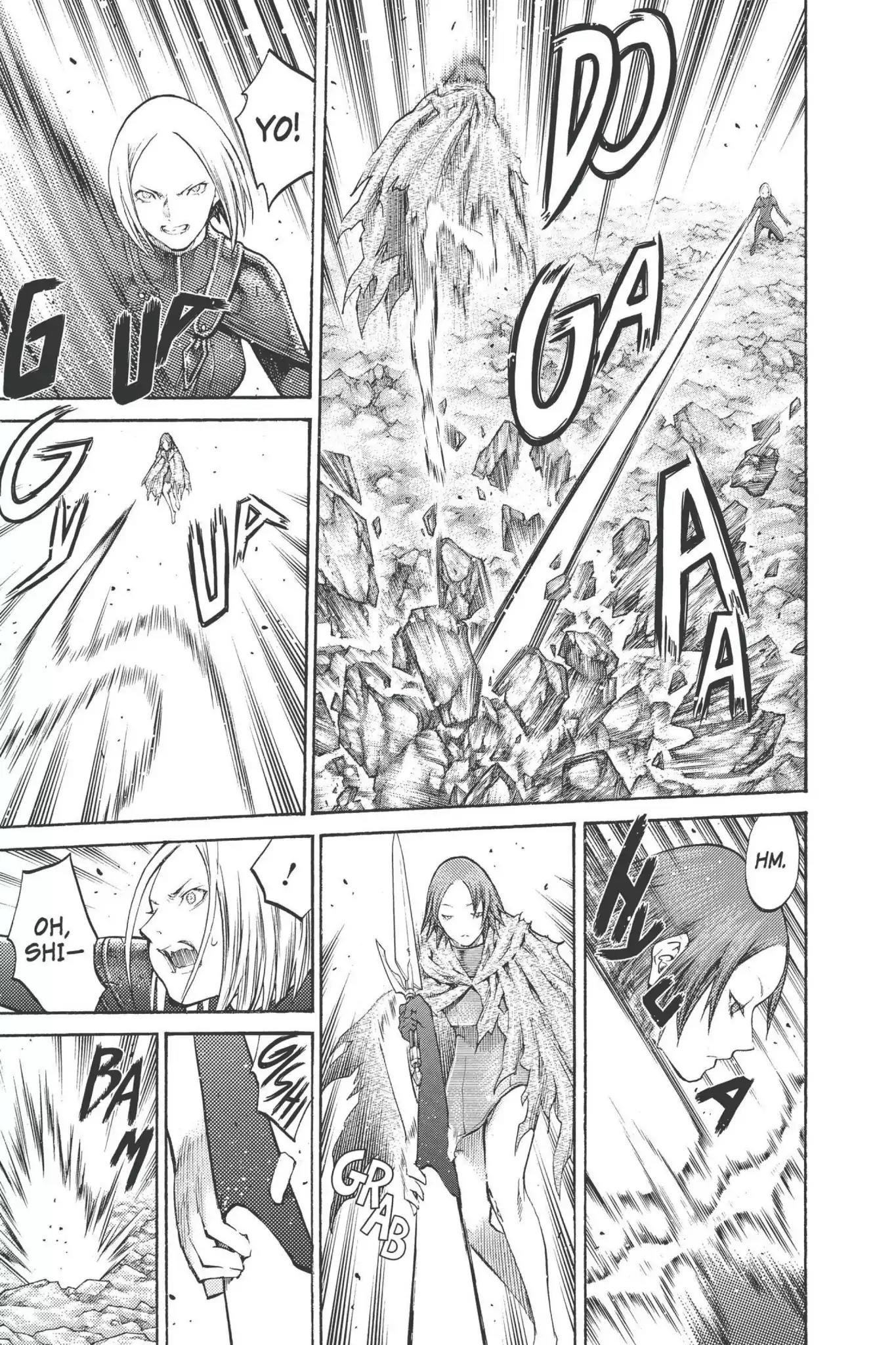 Claymore Chapter 100 page 15 - Chapter 100: Vol.18 Scene 100: The Ashes of Lautrec, Part 5