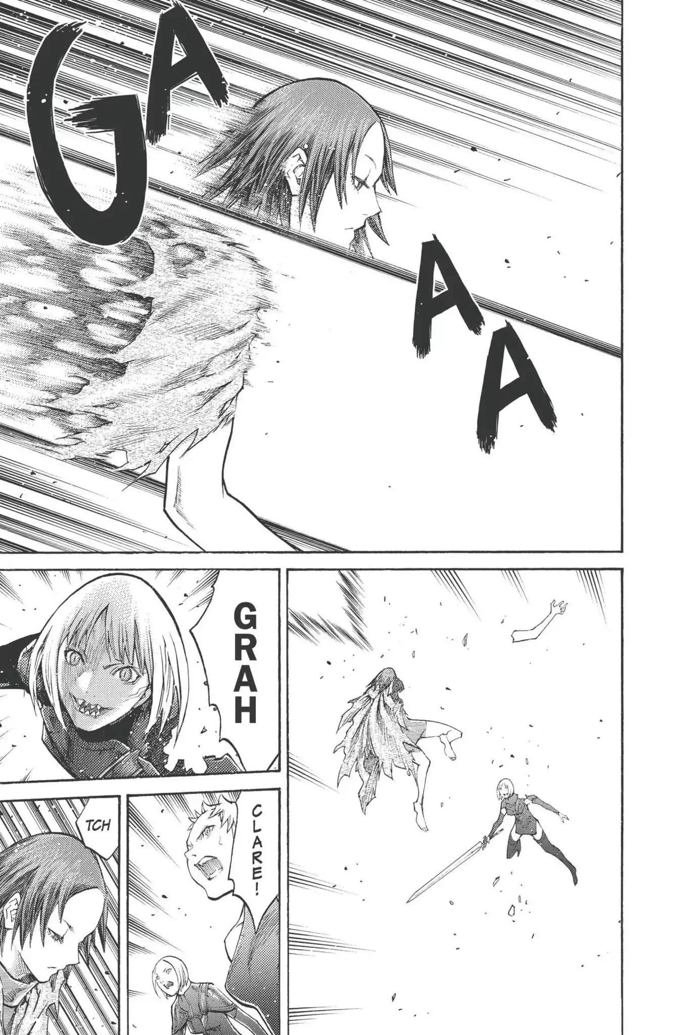 Claymore Chapter 100 page 17 - Chapter 100: Vol.18 Scene 100: The Ashes of Lautrec, Part 5