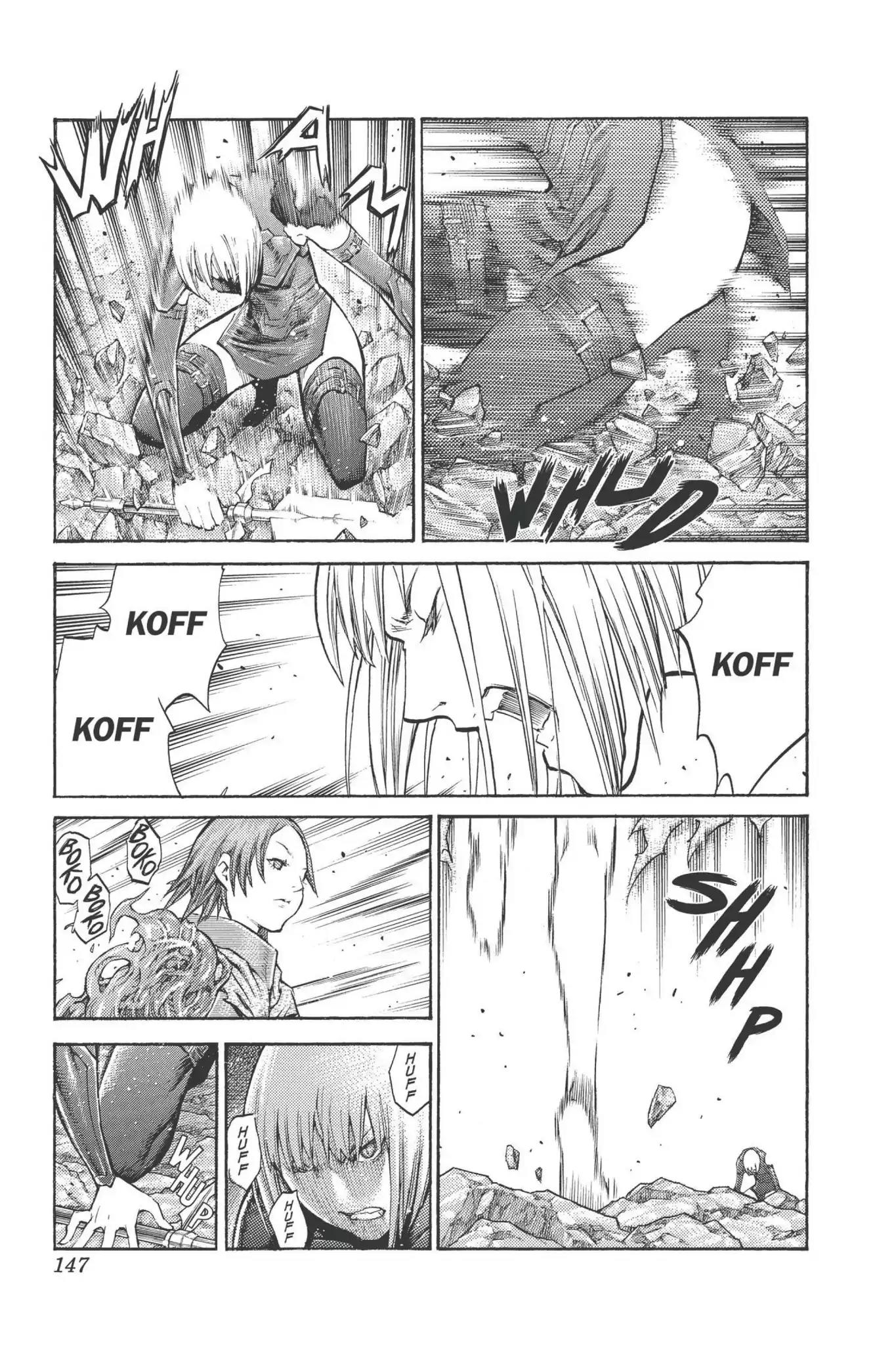 Claymore Chapter 100 page 19 - Chapter 100: Vol.18 Scene 100: The Ashes of Lautrec, Part 5