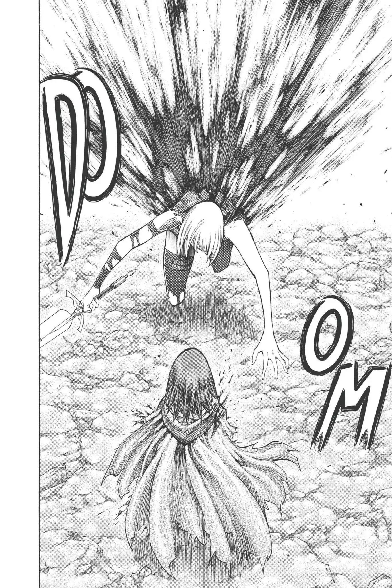 Claymore Chapter 100 page 28 - Chapter 100: Vol.18 Scene 100: The Ashes of Lautrec, Part 5
