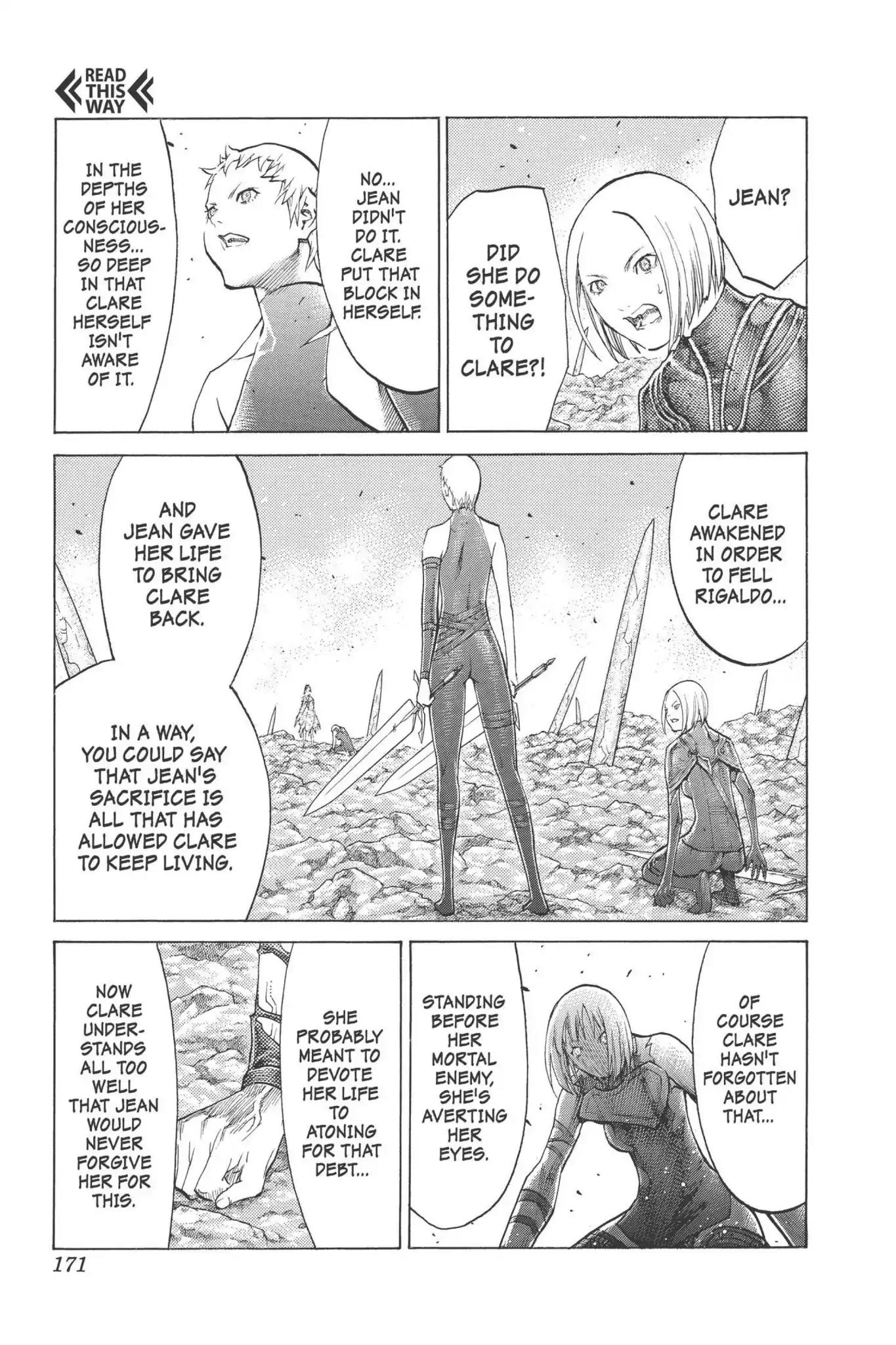 Claymore Chapter 101 page 11 - Chapter 101: Vol.18 Scene 101: The Ashes of Lautrec, Part 6