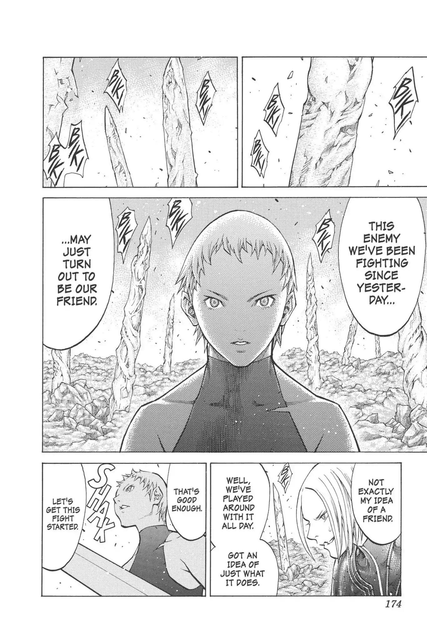 Claymore Chapter 101 page 14 - Chapter 101: Vol.18 Scene 101: The Ashes of Lautrec, Part 6