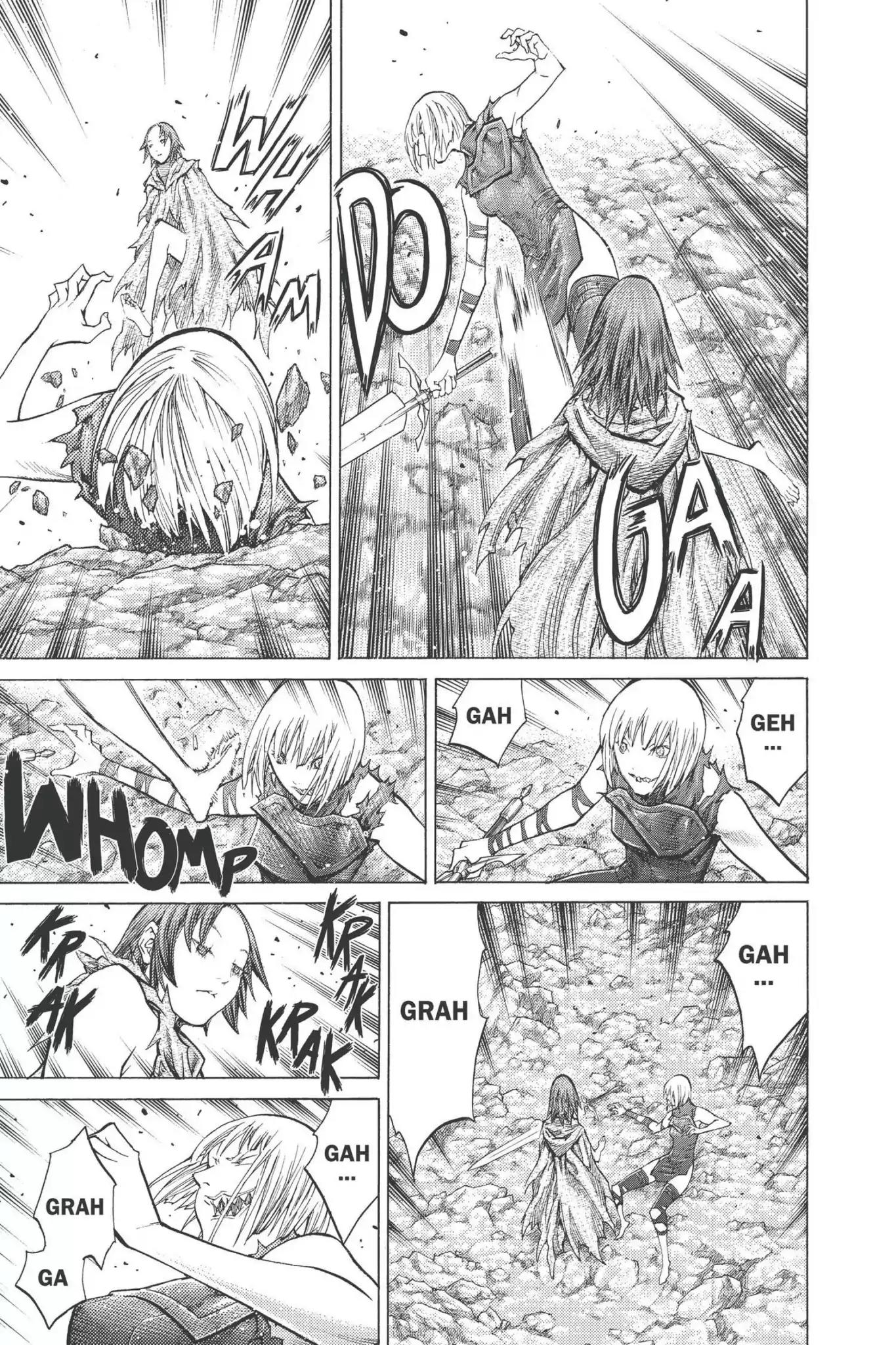 Claymore Chapter 101 page 15 - Chapter 101: Vol.18 Scene 101: The Ashes of Lautrec, Part 6