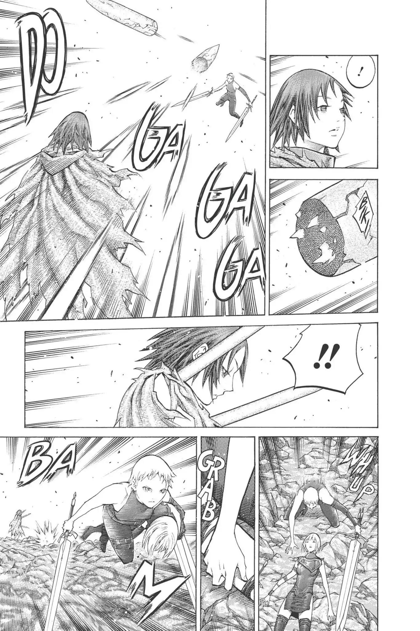 Claymore Chapter 101 page 17 - Chapter 101: Vol.18 Scene 101: The Ashes of Lautrec, Part 6