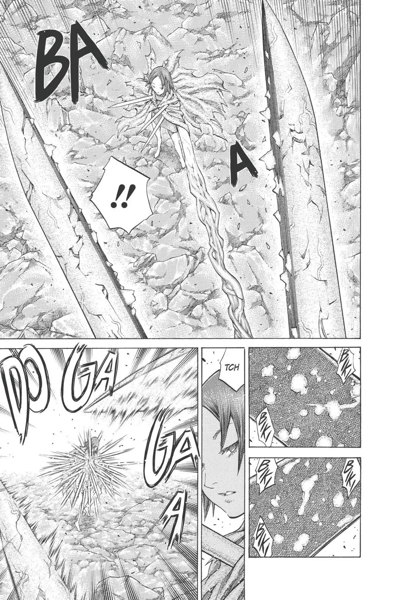 Claymore Chapter 101 page 19 - Chapter 101: Vol.18 Scene 101: The Ashes of Lautrec, Part 6
