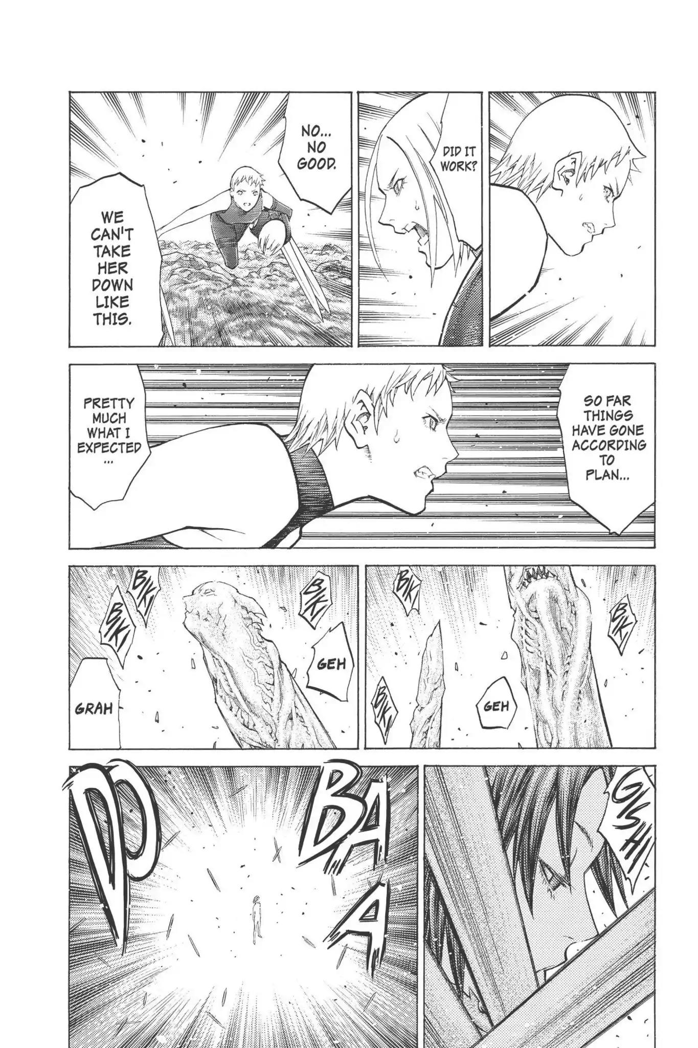 Claymore Chapter 101 page 20 - Chapter 101: Vol.18 Scene 101: The Ashes of Lautrec, Part 6