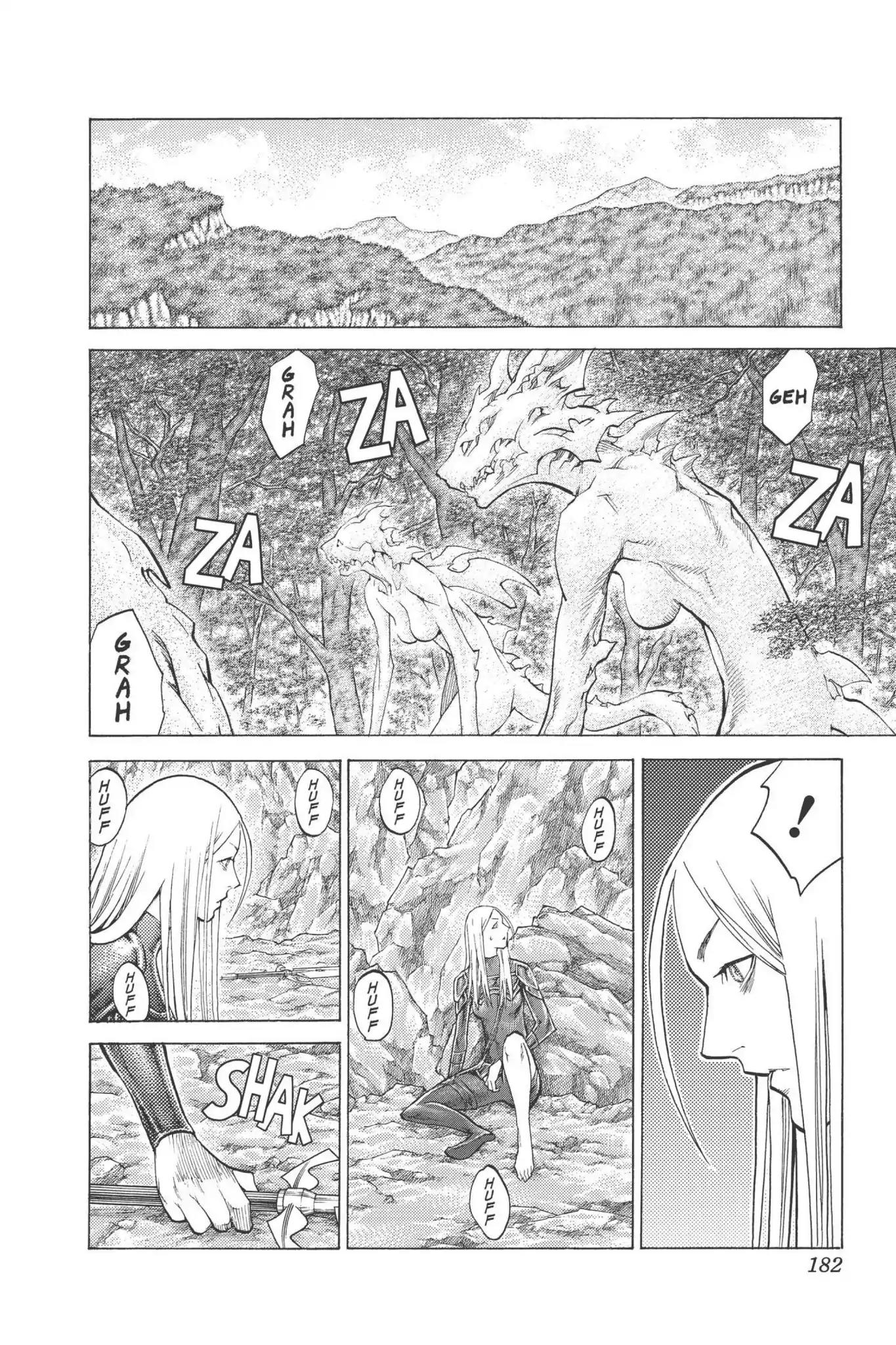 Claymore Chapter 101 page 22 - Chapter 101: Vol.18 Scene 101: The Ashes of Lautrec, Part 6