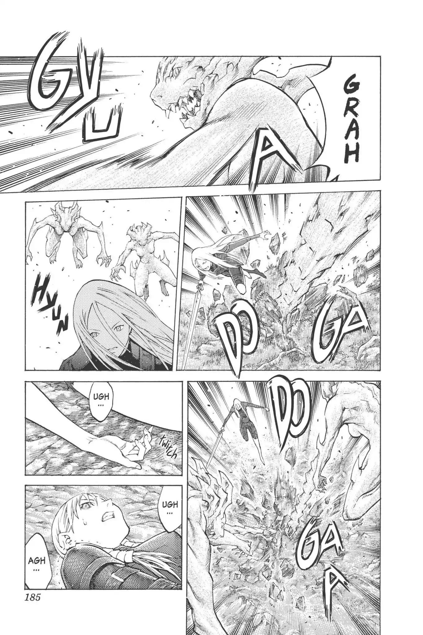 Claymore Chapter 101 page 25 - Chapter 101: Vol.18 Scene 101: The Ashes of Lautrec, Part 6