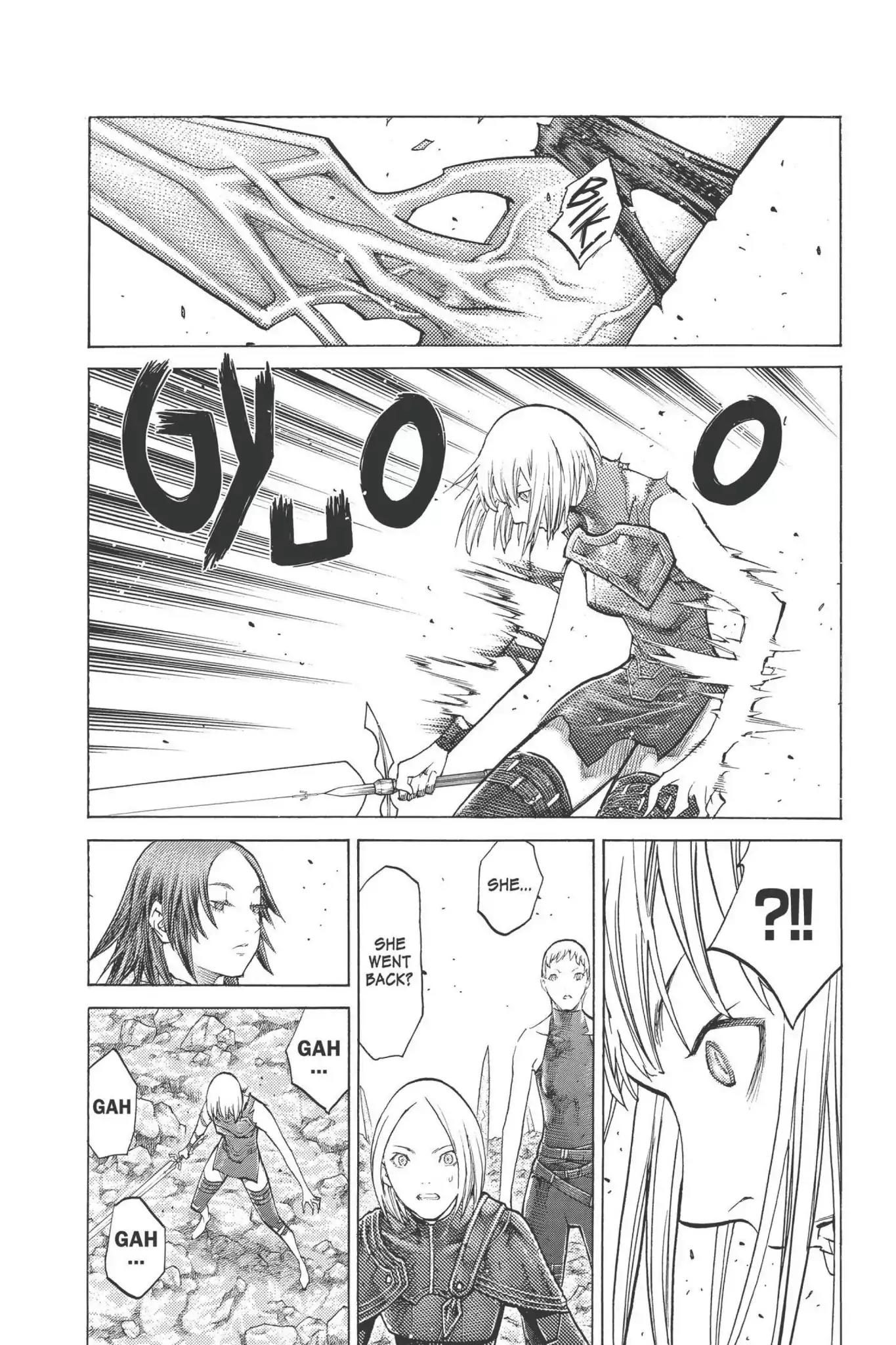 Claymore Chapter 101 page 6 - Chapter 101: Vol.18 Scene 101: The Ashes of Lautrec, Part 6