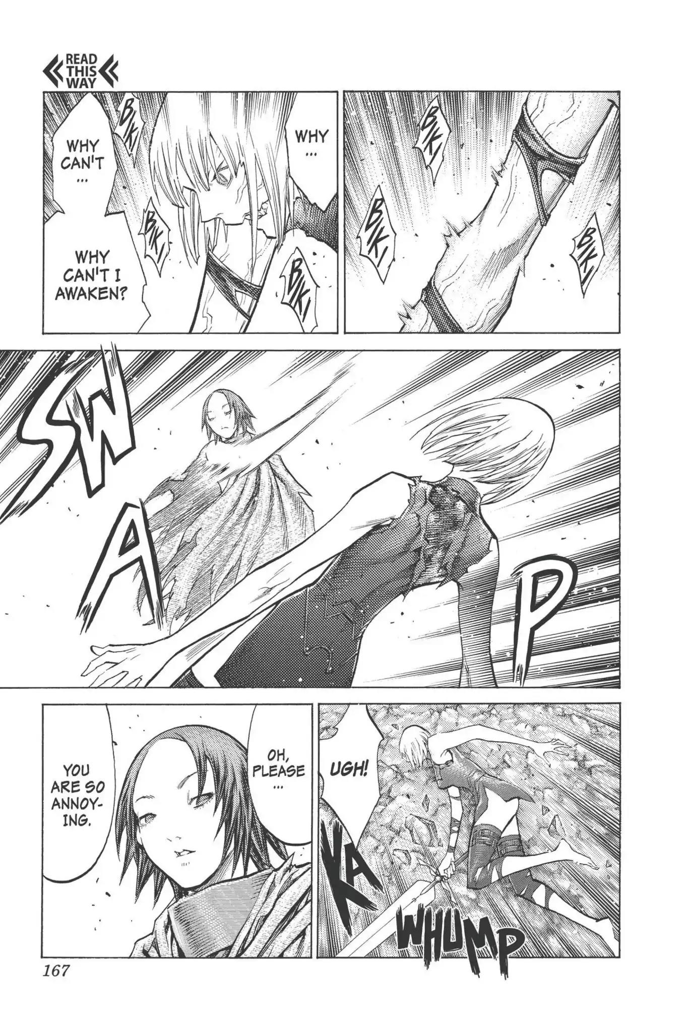 Claymore Chapter 101 page 7 - Chapter 101: Vol.18 Scene 101: The Ashes of Lautrec, Part 6
