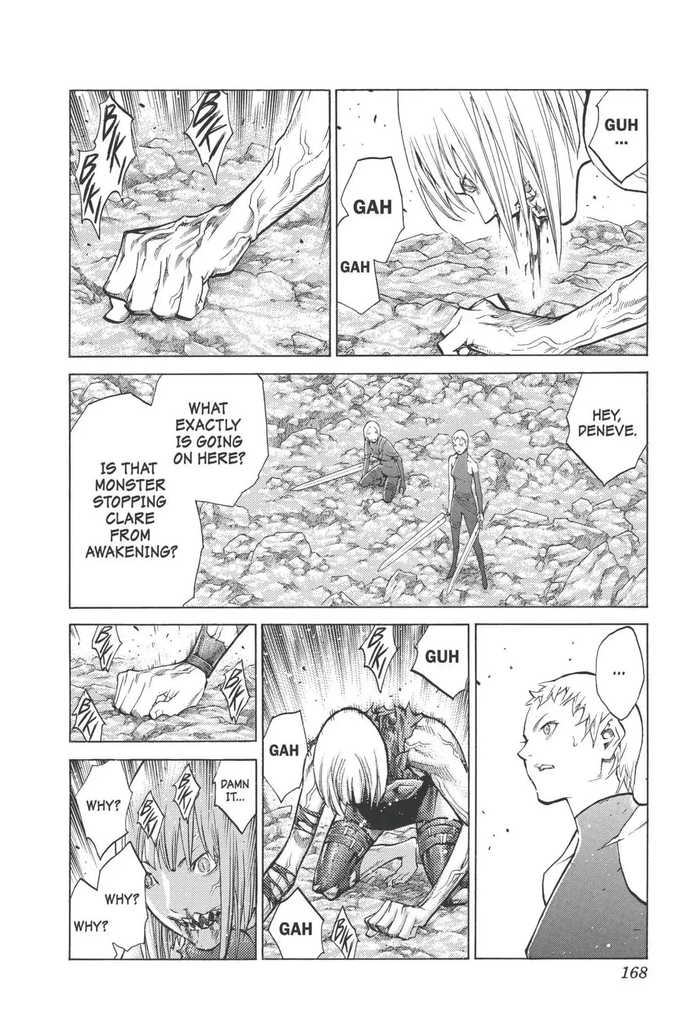 Claymore Chapter 101 page 8 - Chapter 101: Vol.18 Scene 101: The Ashes of Lautrec, Part 6