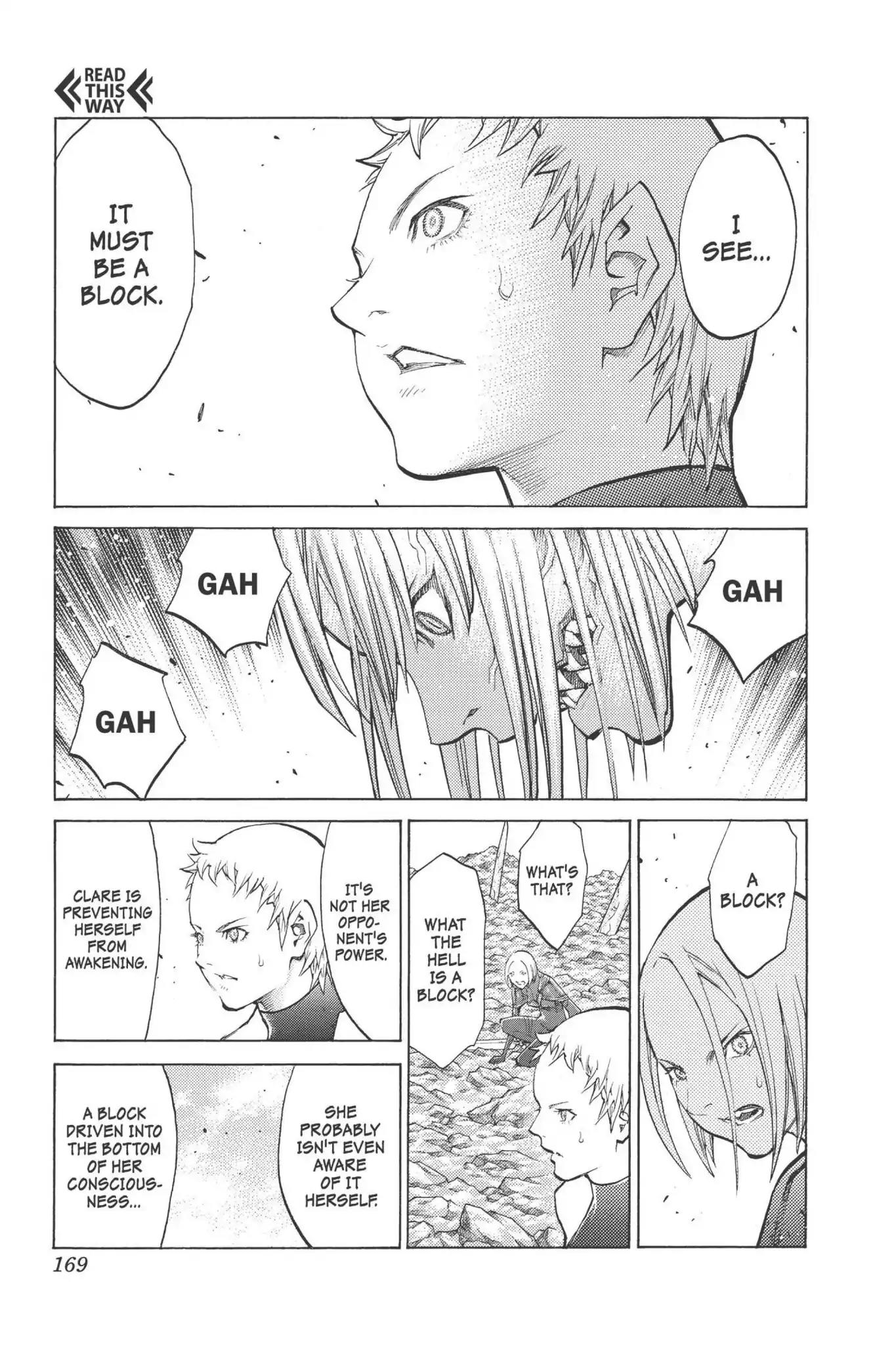 Claymore Chapter 101 page 9 - Chapter 101: Vol.18 Scene 101: The Ashes of Lautrec, Part 6