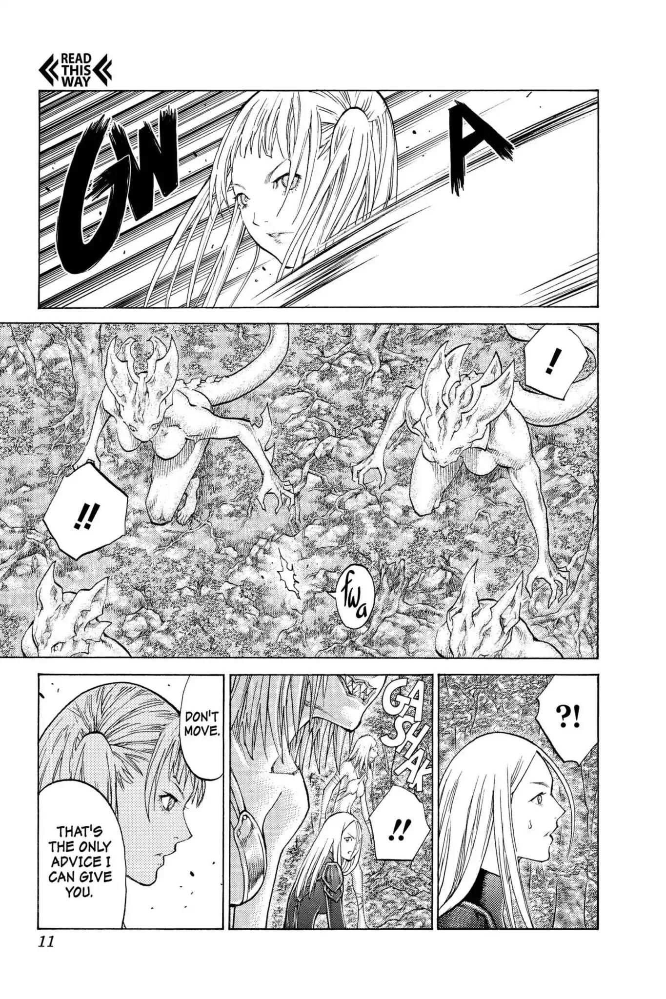 Claymore Chapter 102 page 10 - Chapter 102: Vol.19 Scene 102: The Ashes of Lautrec, Part 7