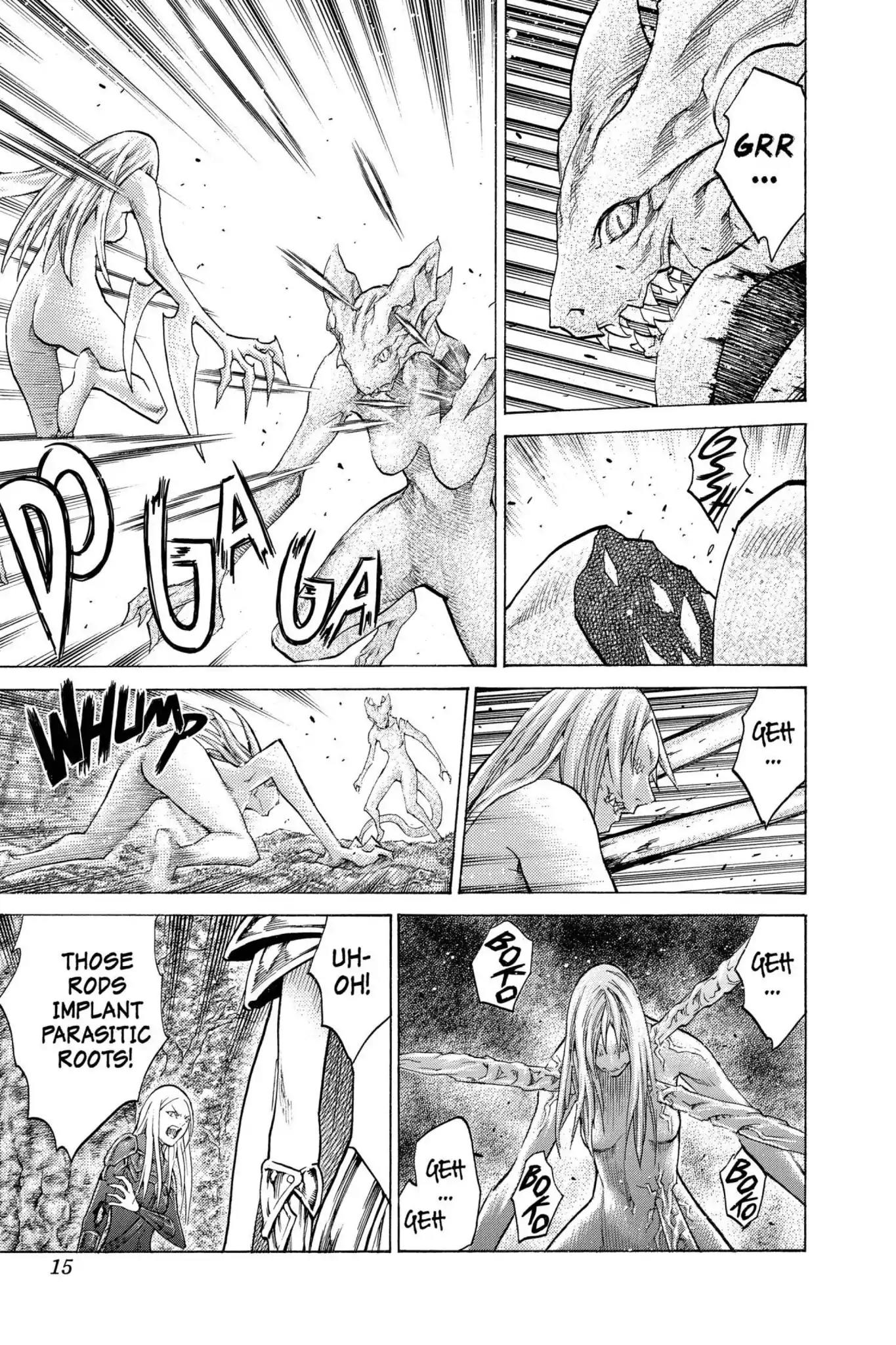 Claymore Chapter 102 page 14 - Chapter 102: Vol.19 Scene 102: The Ashes of Lautrec, Part 7